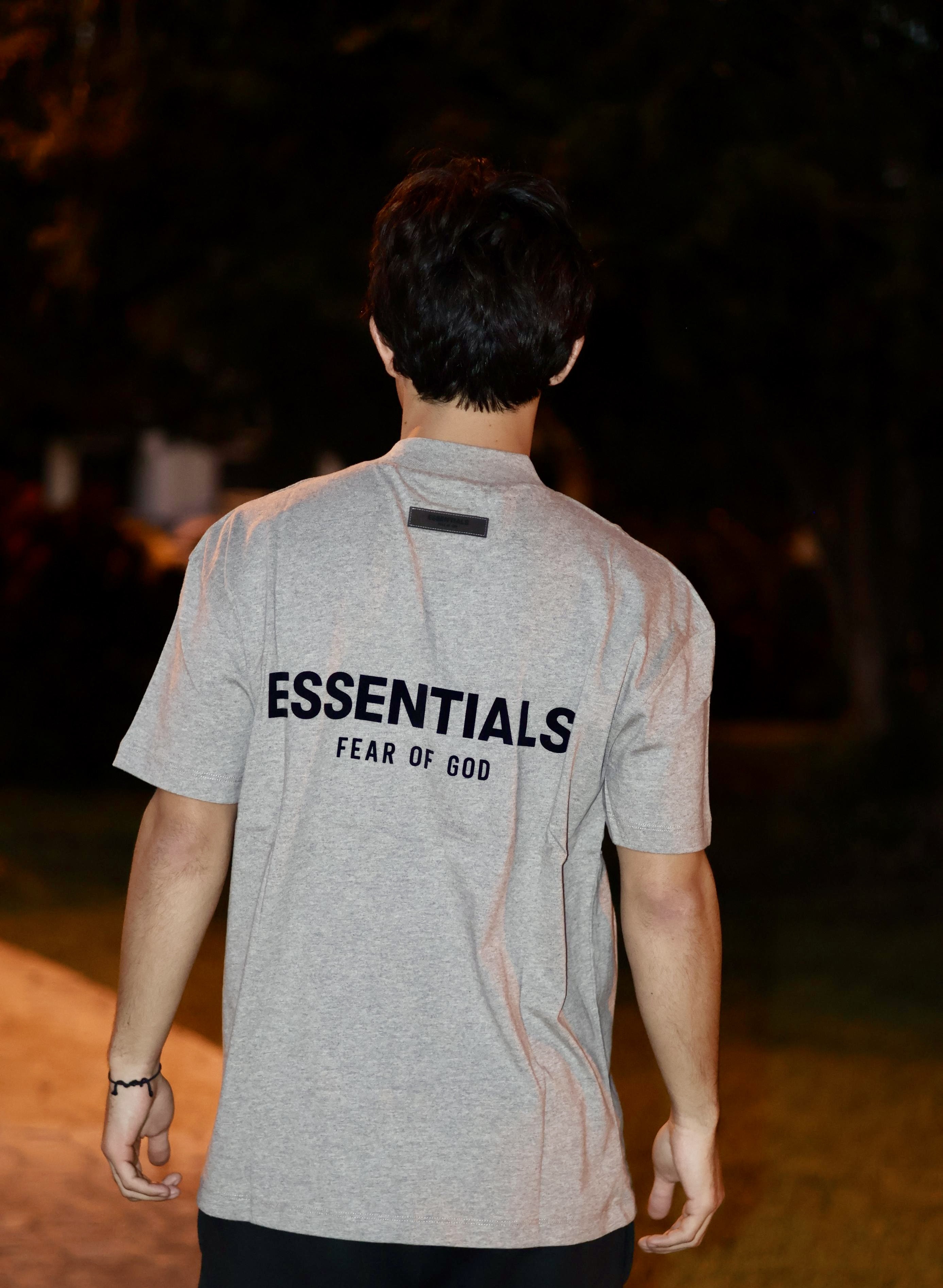 Fear of God ESSENTIALS Dark Oatmeal T-Shirt