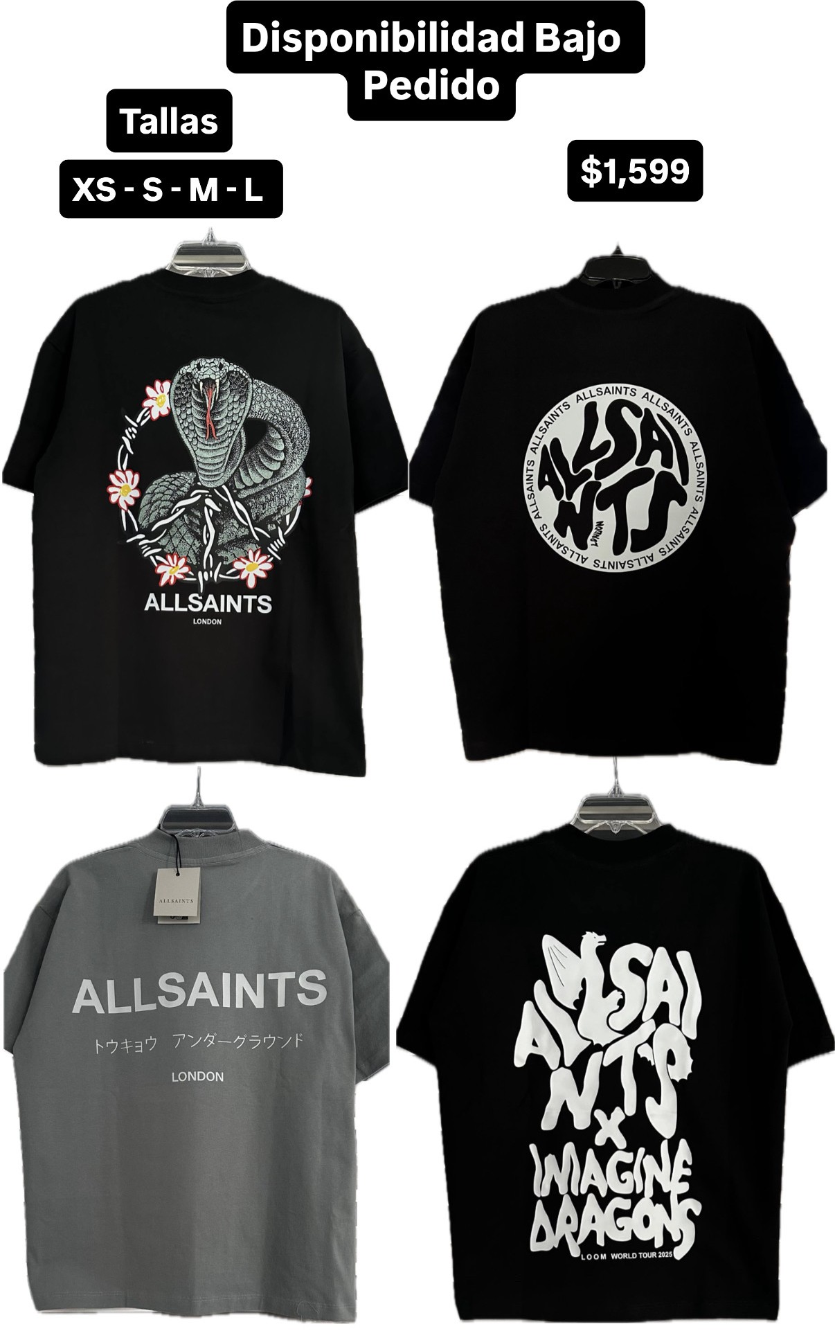 Playeras AllSaints