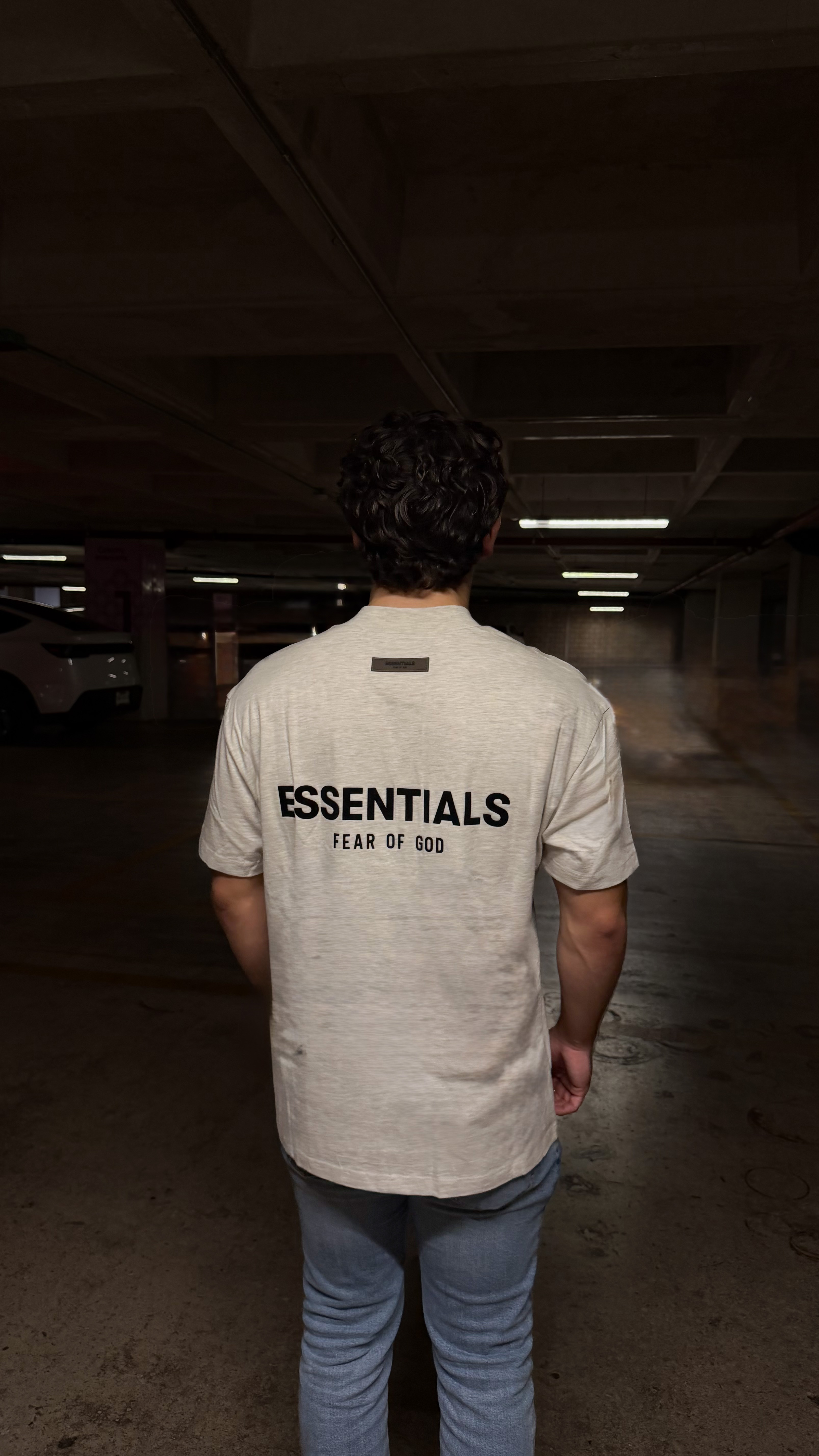 Fear of God ESSENTIALS Light Oatmeal T-Shirt
