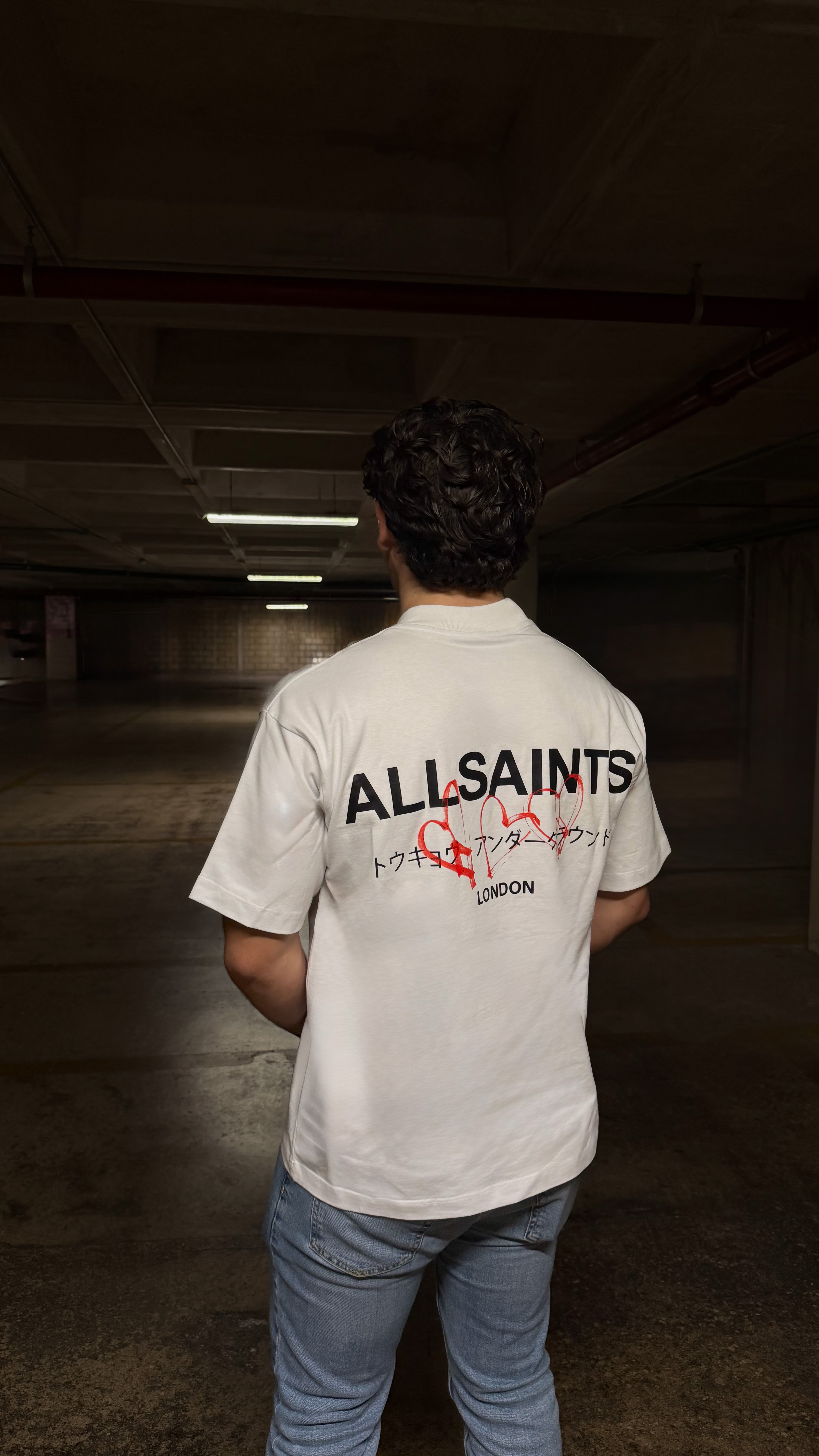 AllSaints - Heart Club Oversized T-Shirt