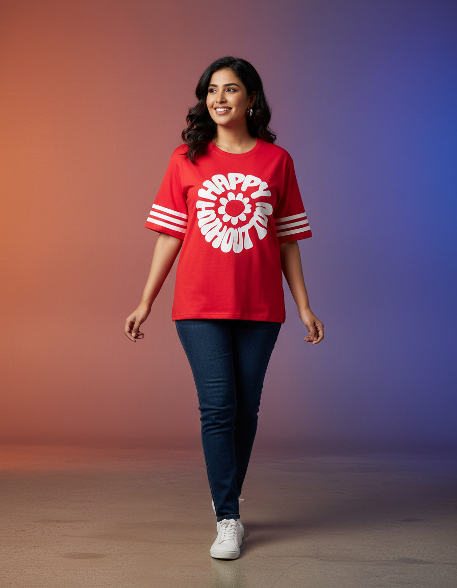 Happy Hangout Graphic T-Shirt