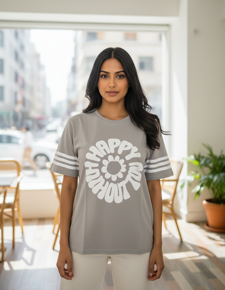 Happy Hangout Graphic T-Shirt