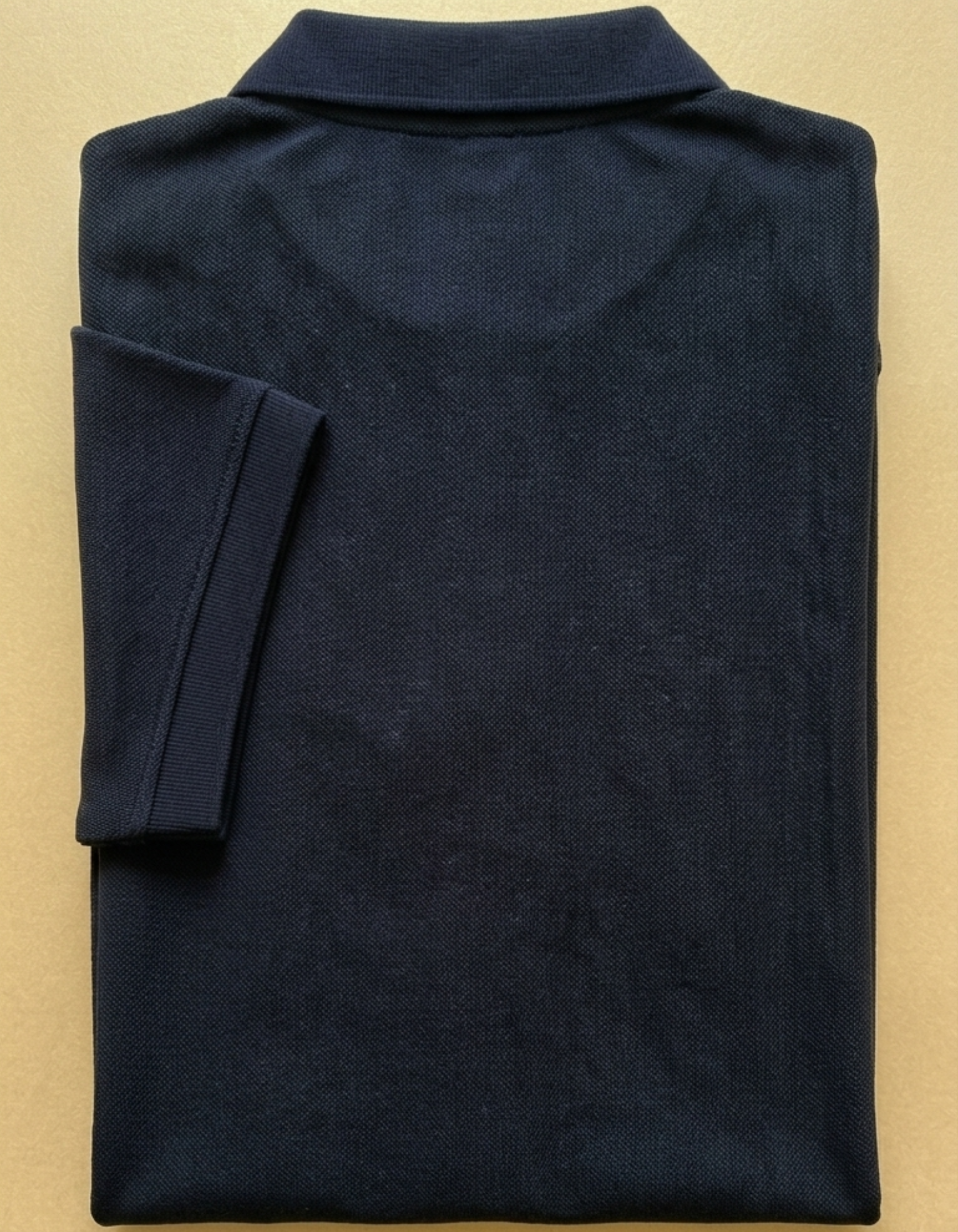 Black Namaste Gold Foil Polo