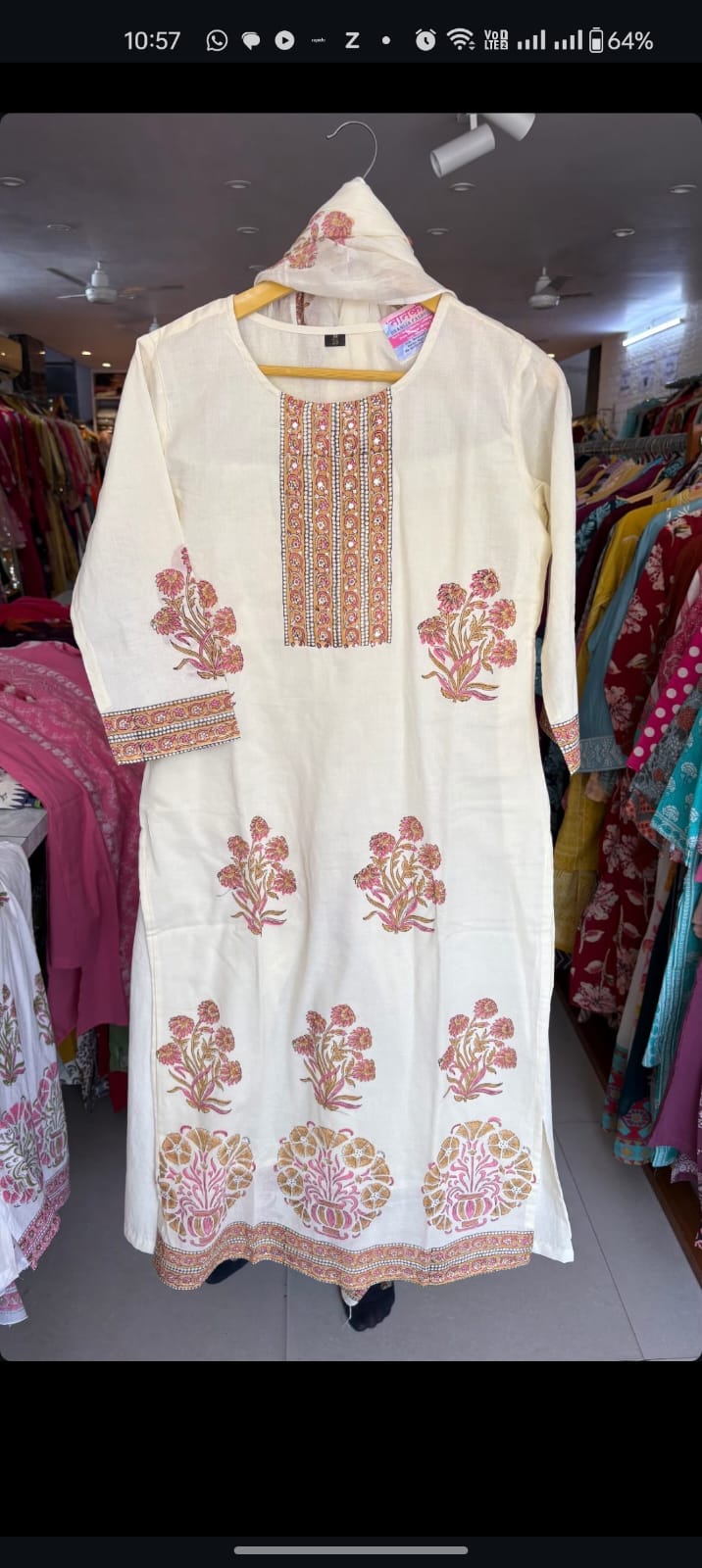 Floral Kurti Set