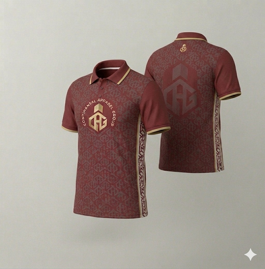 Maroon Logo Polo Shirt