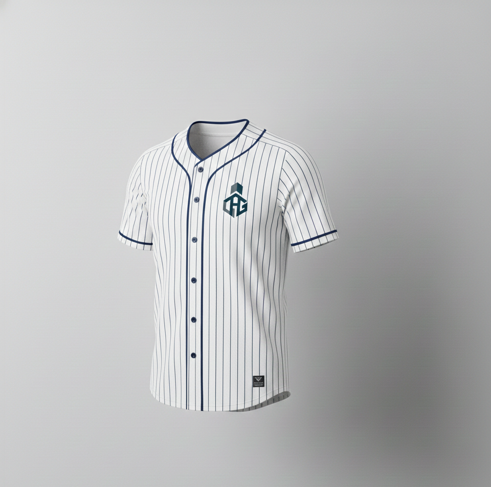 Classic Pinstripe Baseball Jersey