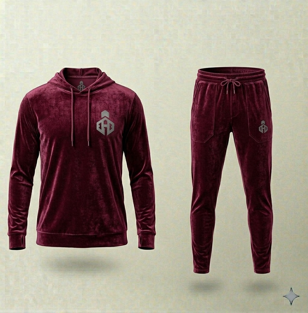 Velvet Tracksuit Set