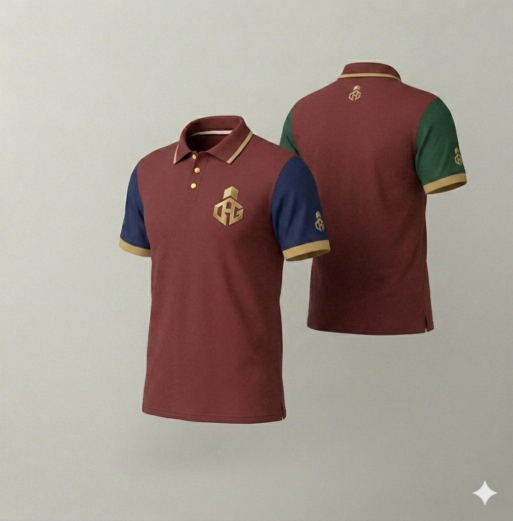 Color Block Polo Shirt