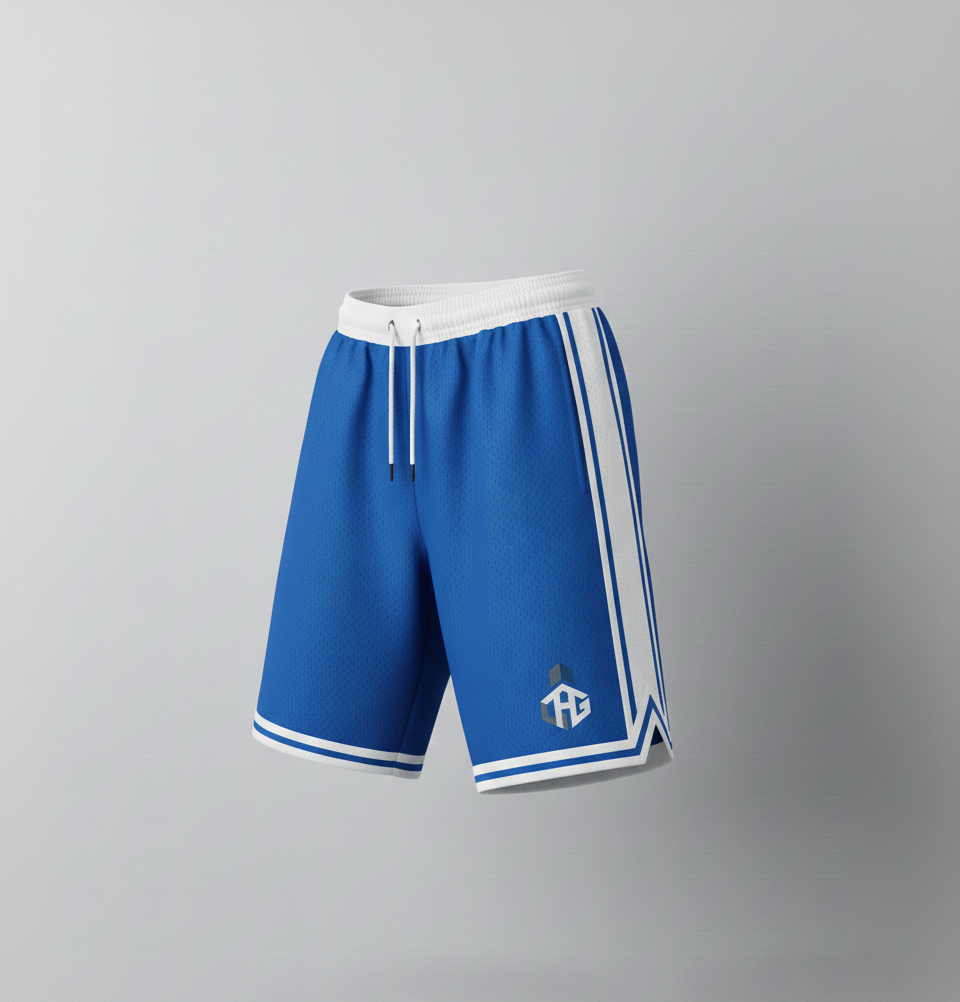 Blue Sports Shorts