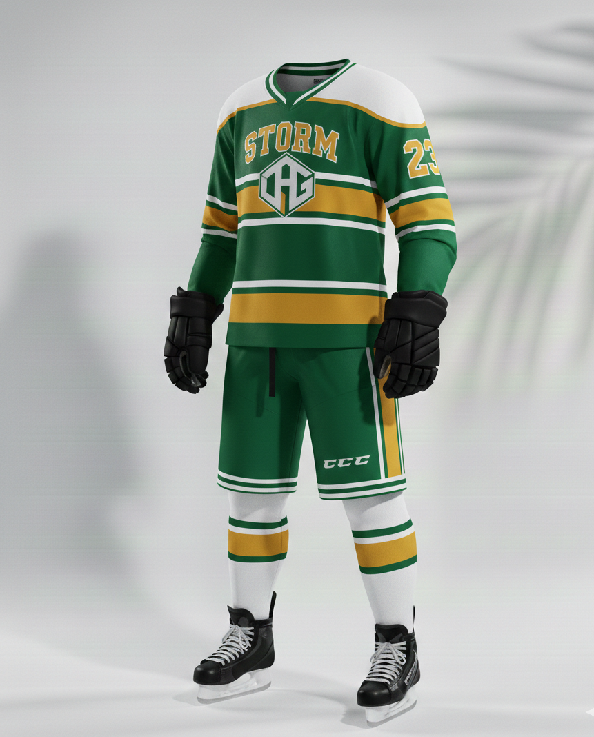Storm Green Hockey Uniform