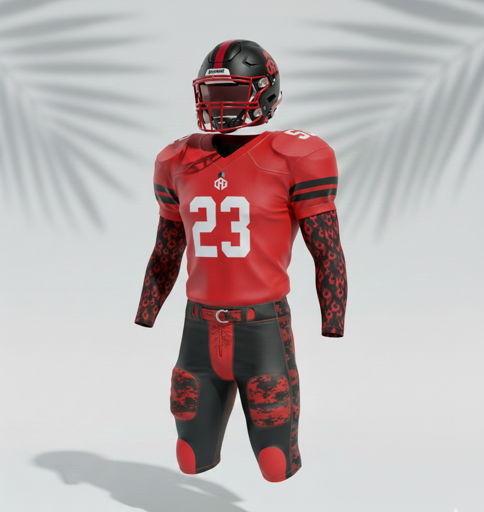 Red Football Uniform Set