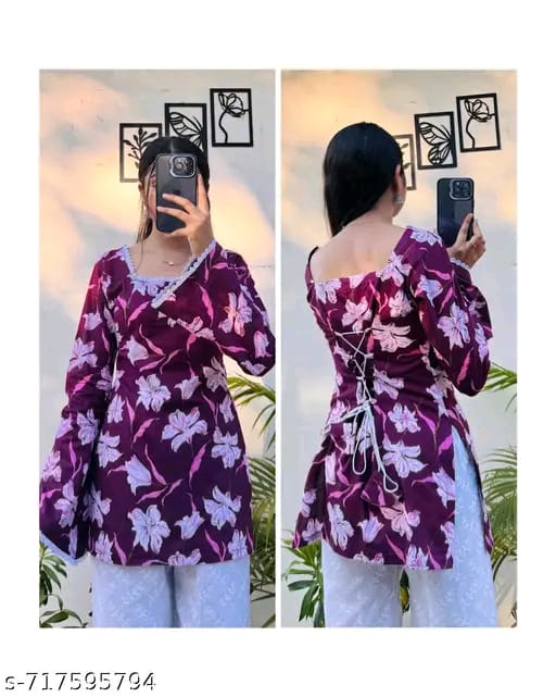 Floral Print Women's Tunic