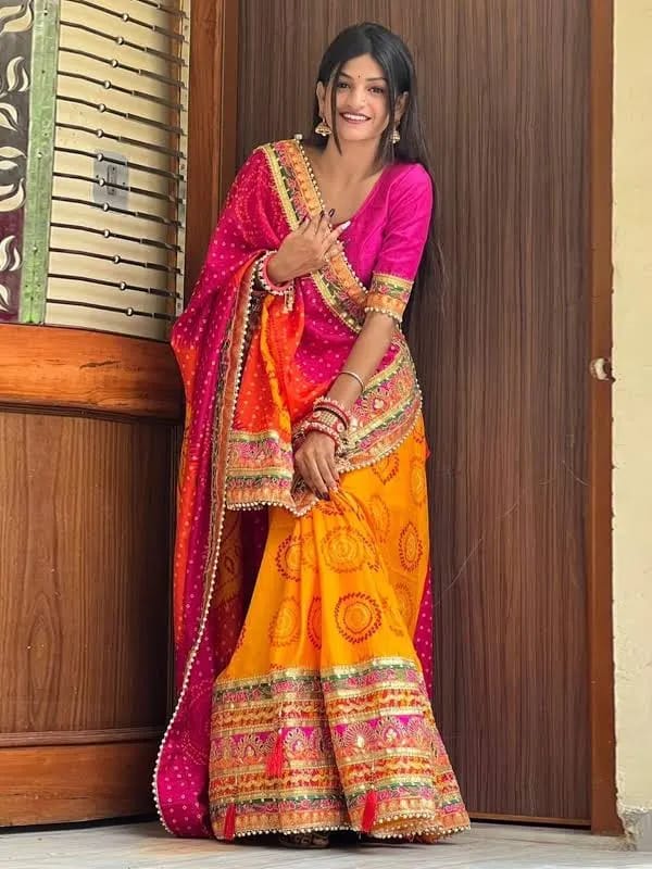 Traditional Rajasthani Lehenga Choli
