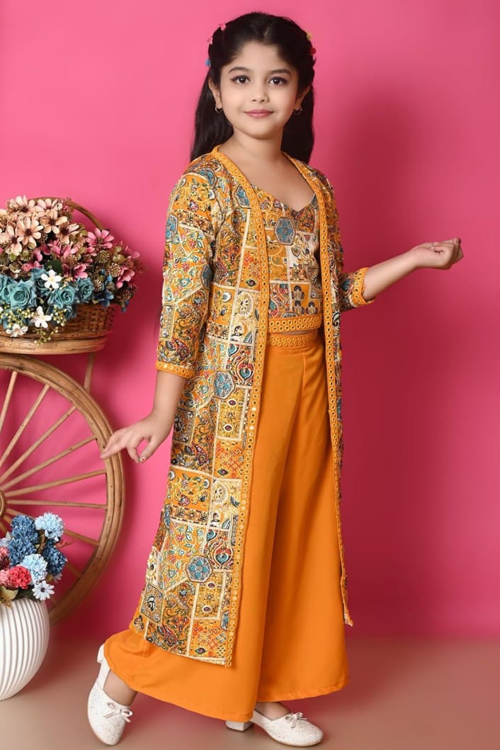 Girls Ethnic Palazzo Set