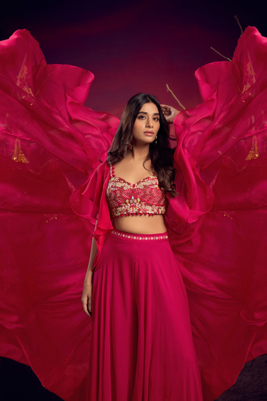 Pink Designer Lehenga Set