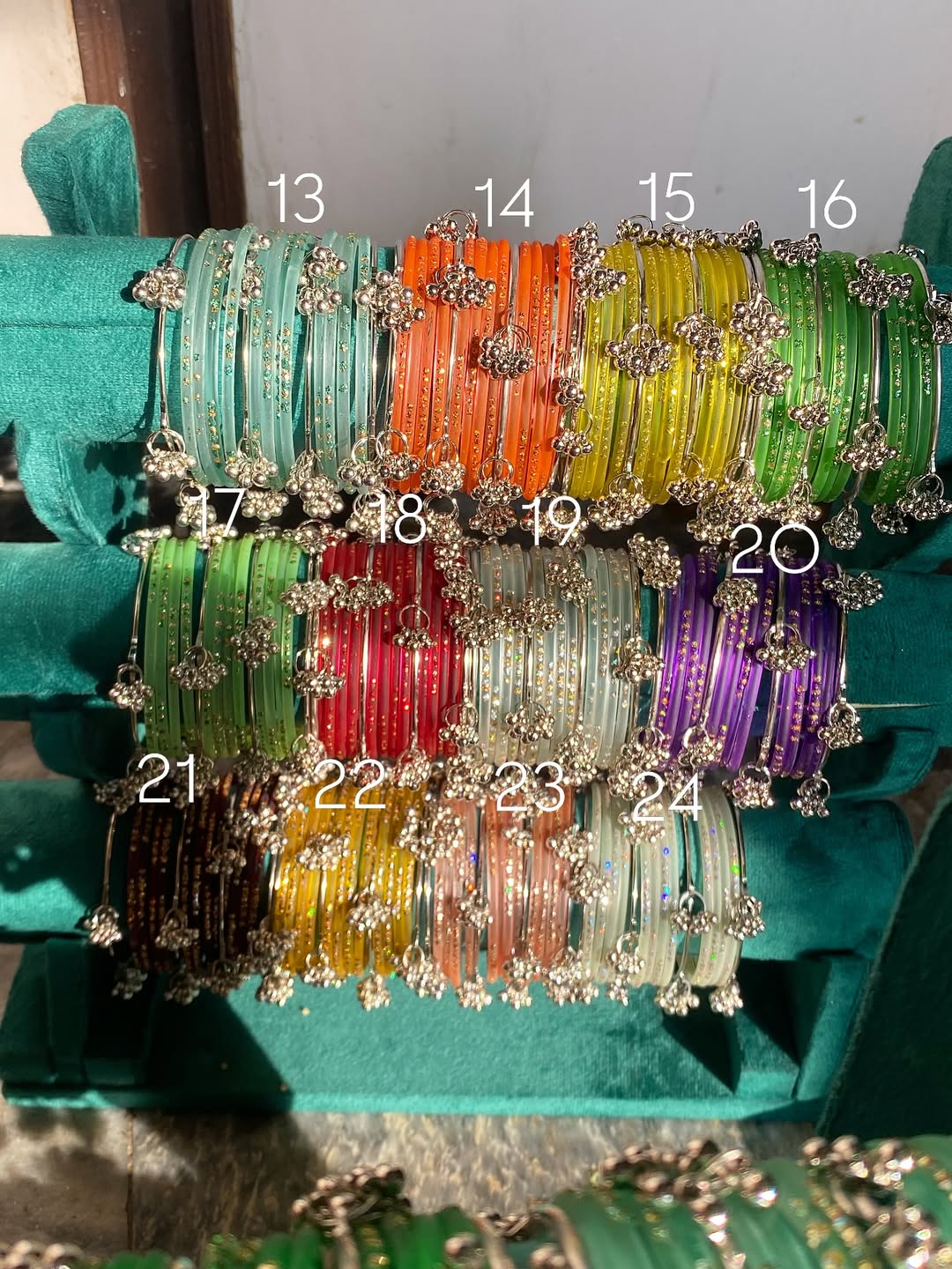 Colorful Traditional Bangles Set 24 colour available