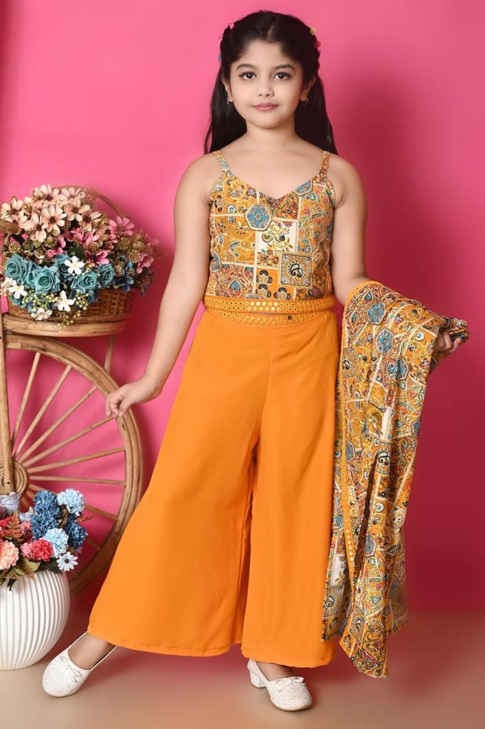 Girls Ethnic Palazzo Set
