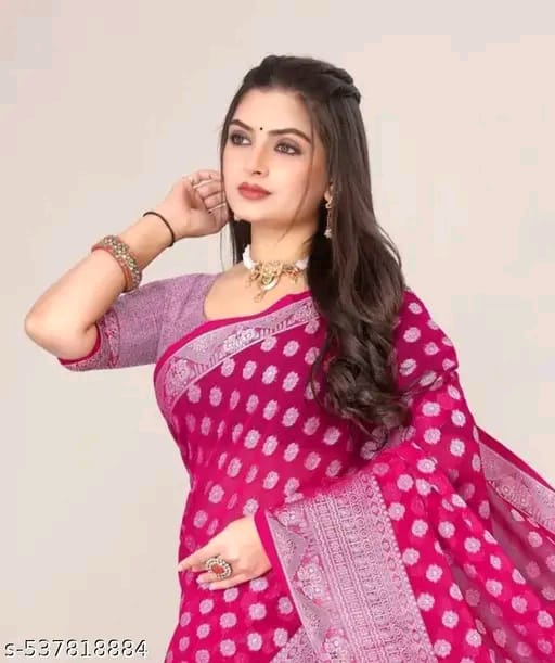 Pink Designer Saree