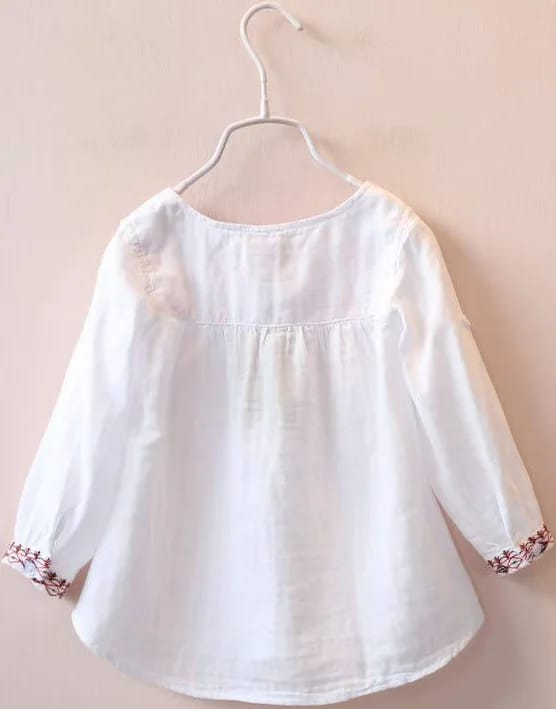 Embroidered Boho Tunic Top