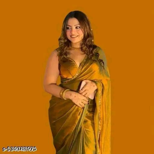 Golden Silk Saree