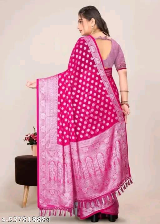 Pink Designer Saree