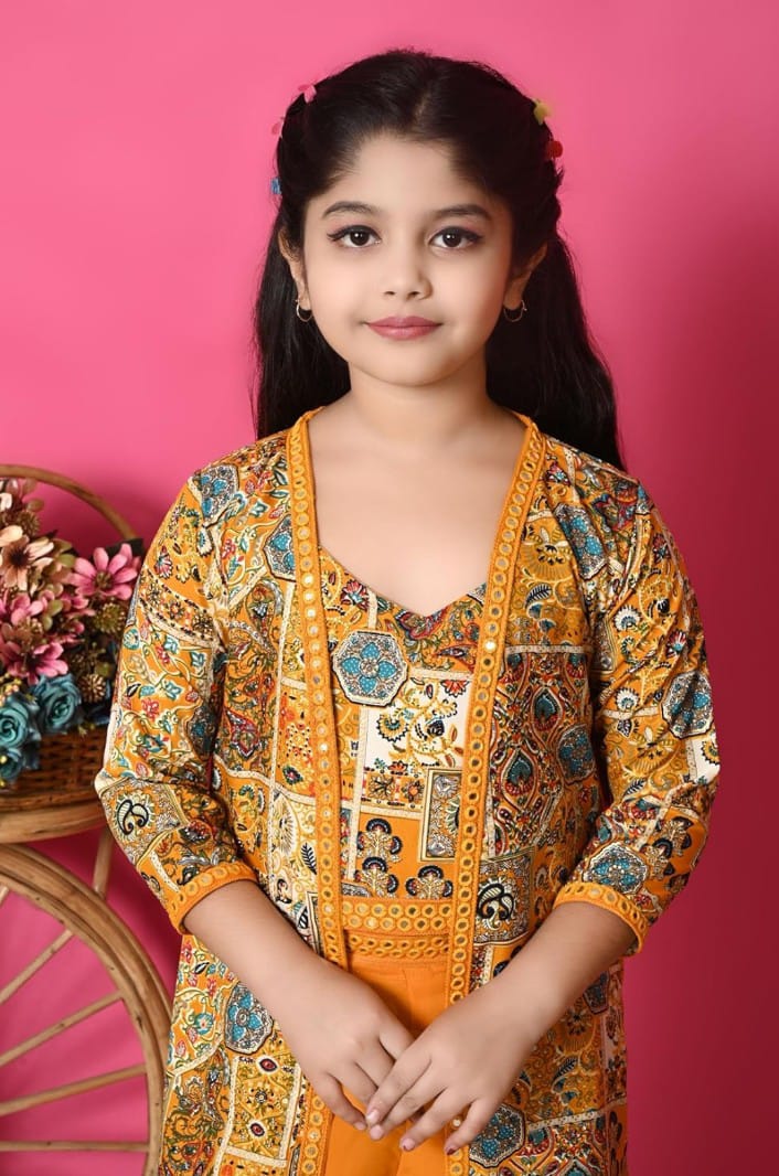 Girls Ethnic Palazzo Set