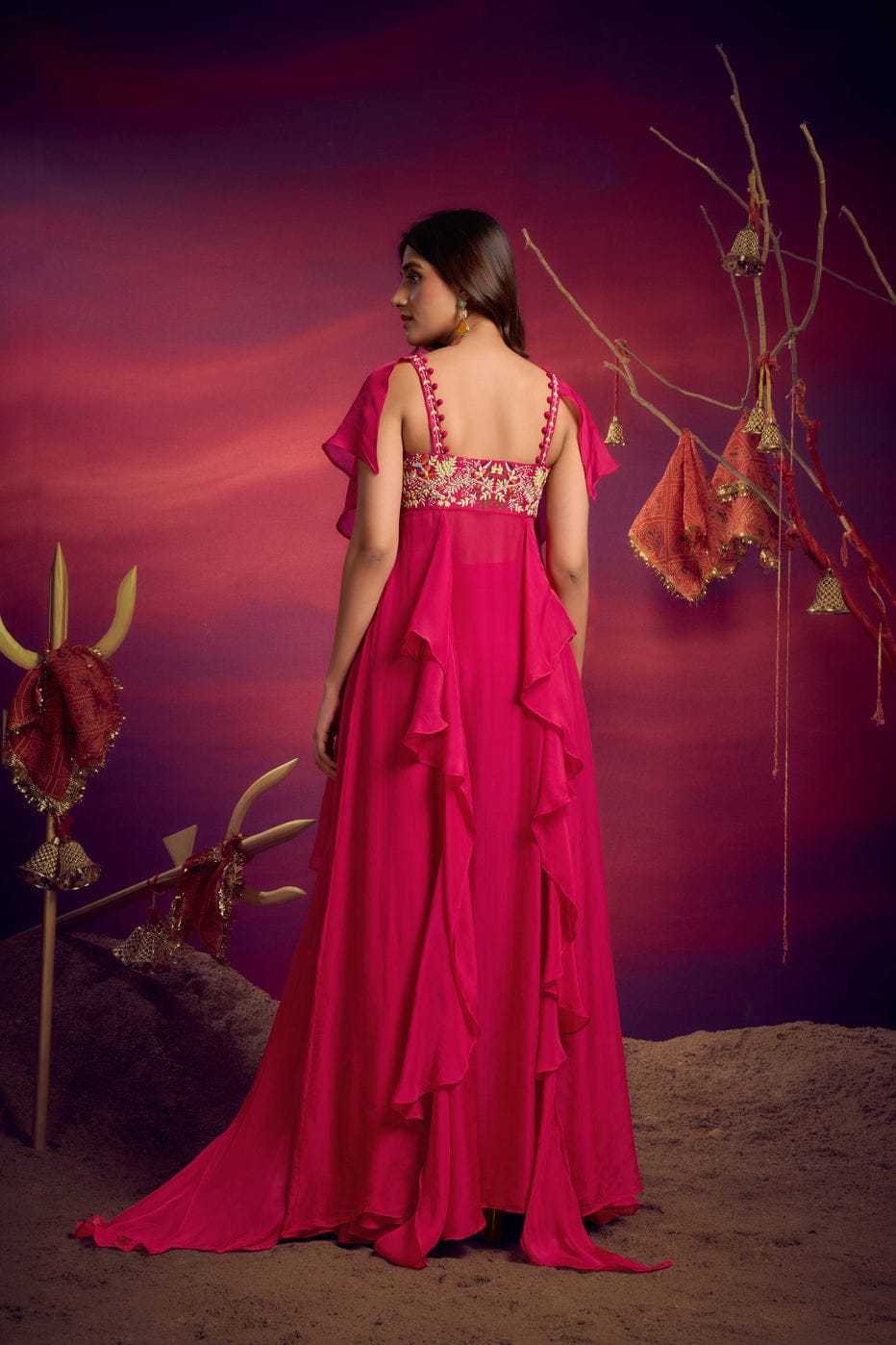 Pink Designer Lehenga Set