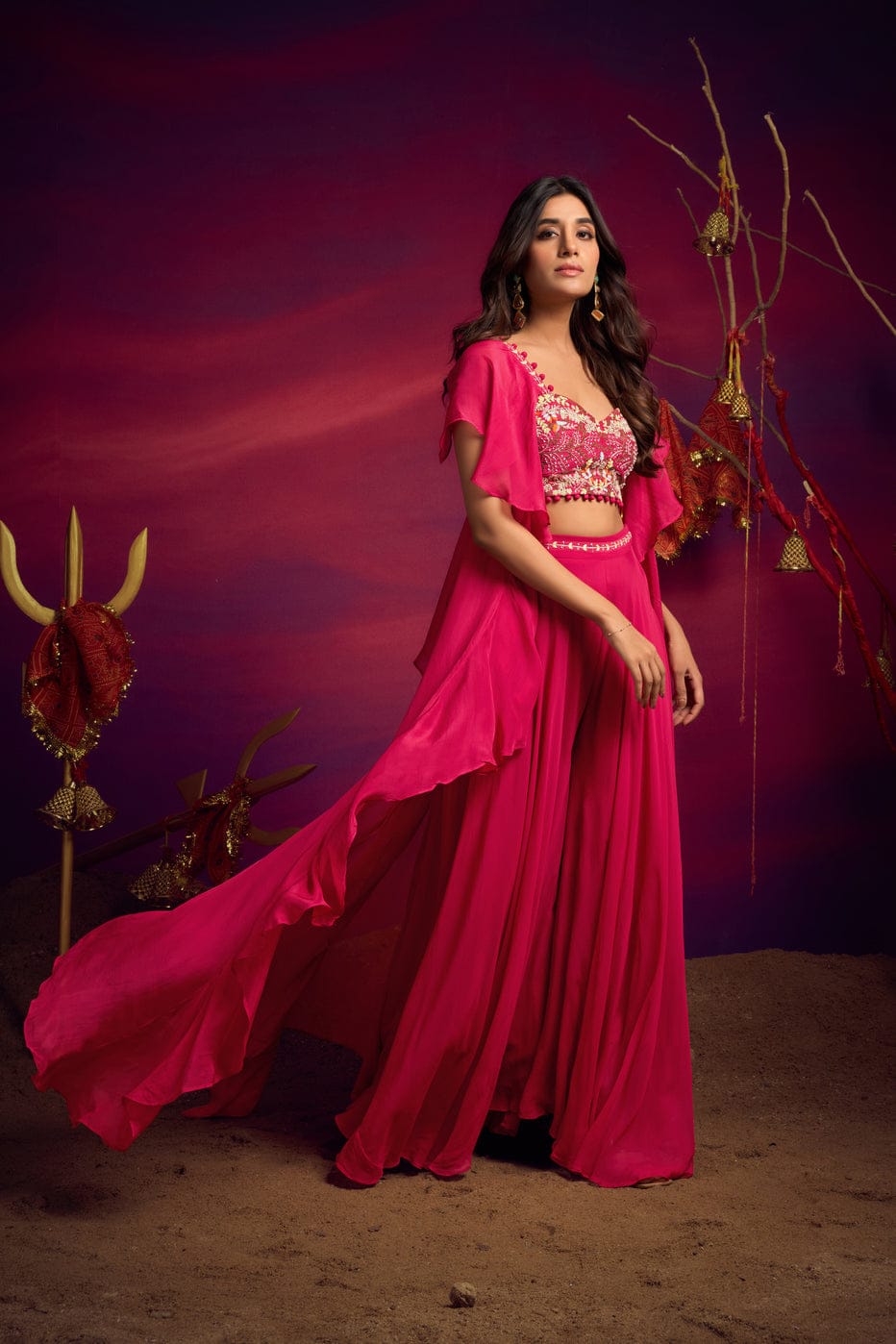 Pink Designer Lehenga Set