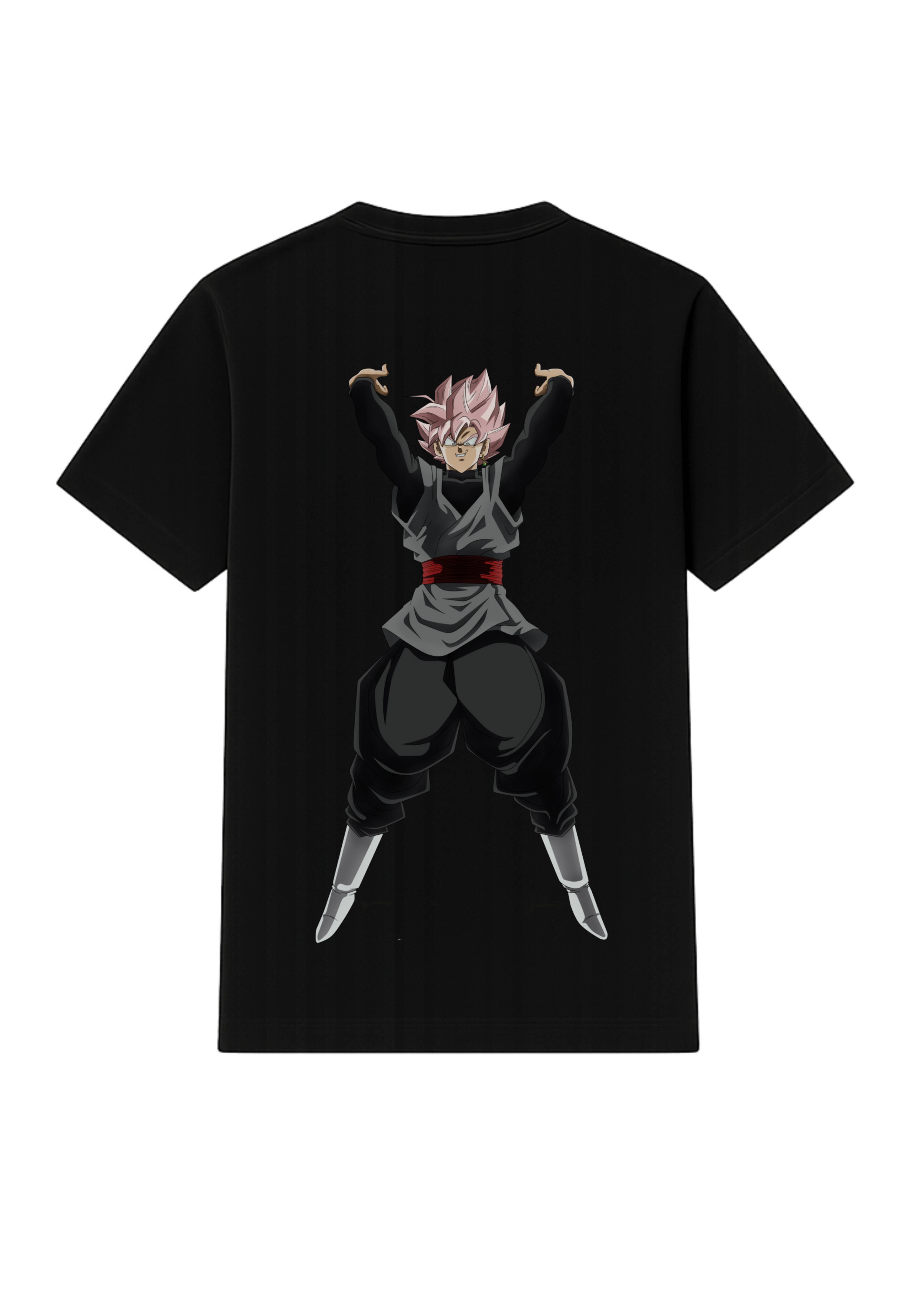 Evil Goku Anime Graphic Black T-Shirt