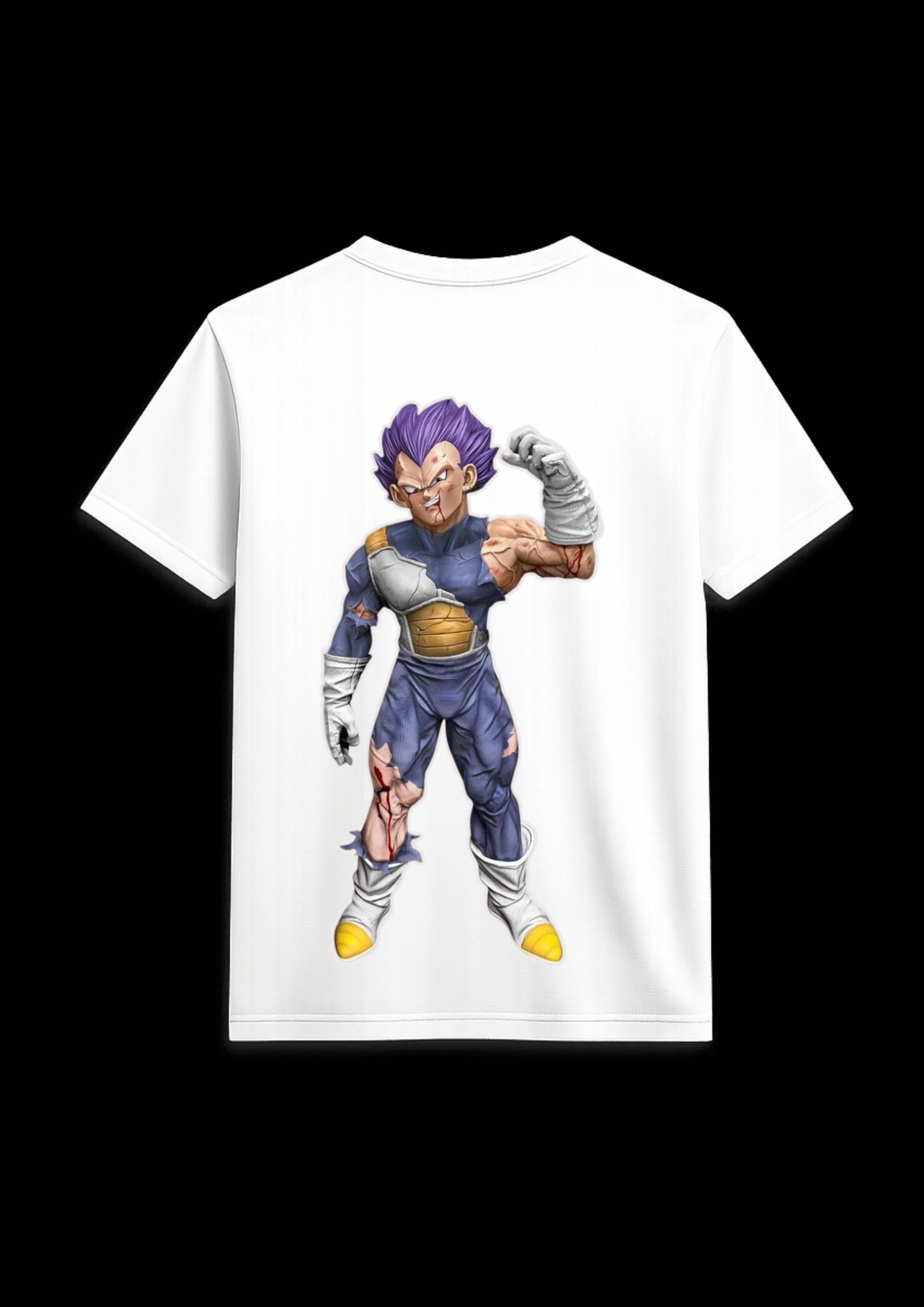 Vegeta Anime Warrior Graphic T-Shirt