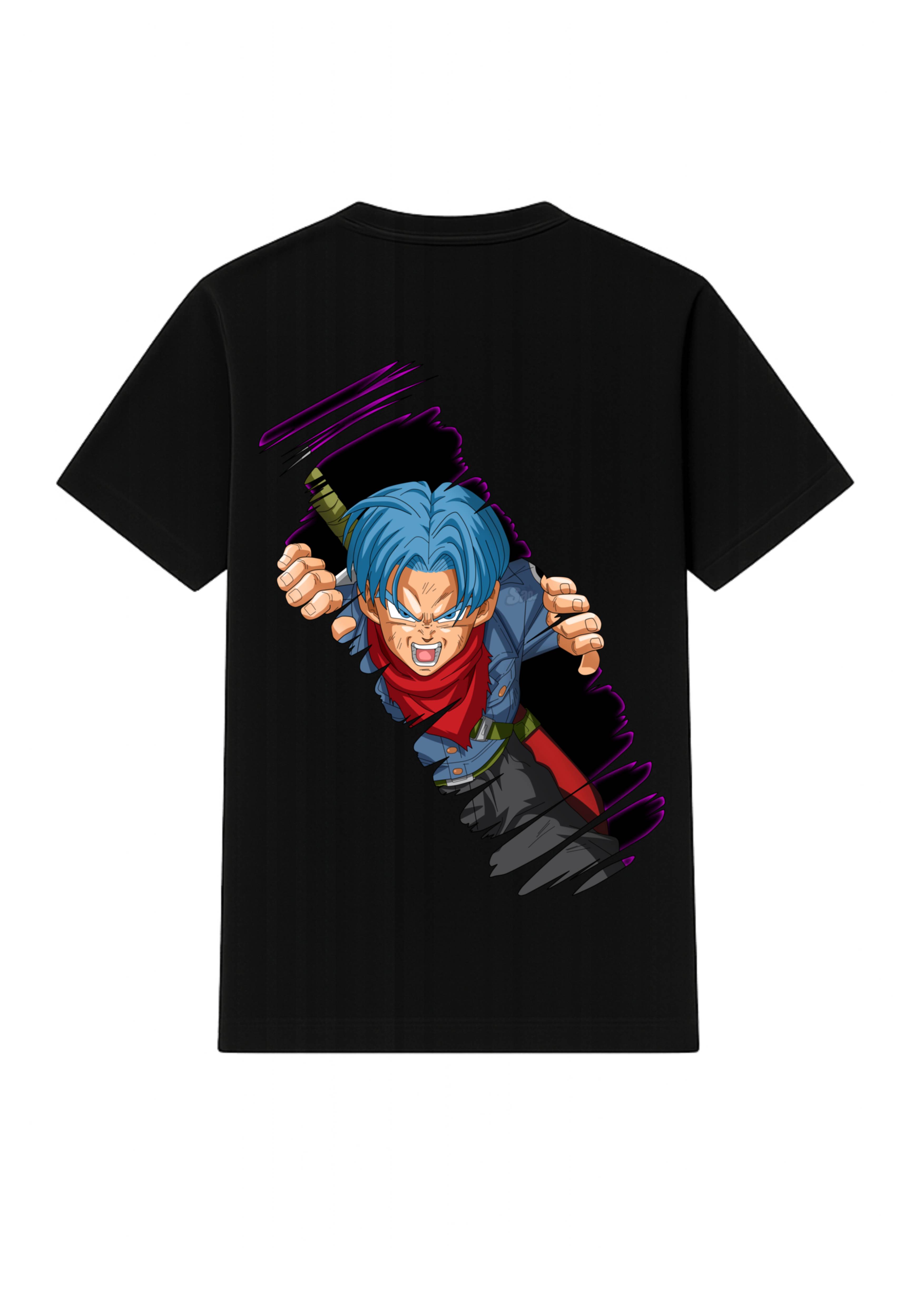 Trunks Anime Warrior Graphic T-Shirt