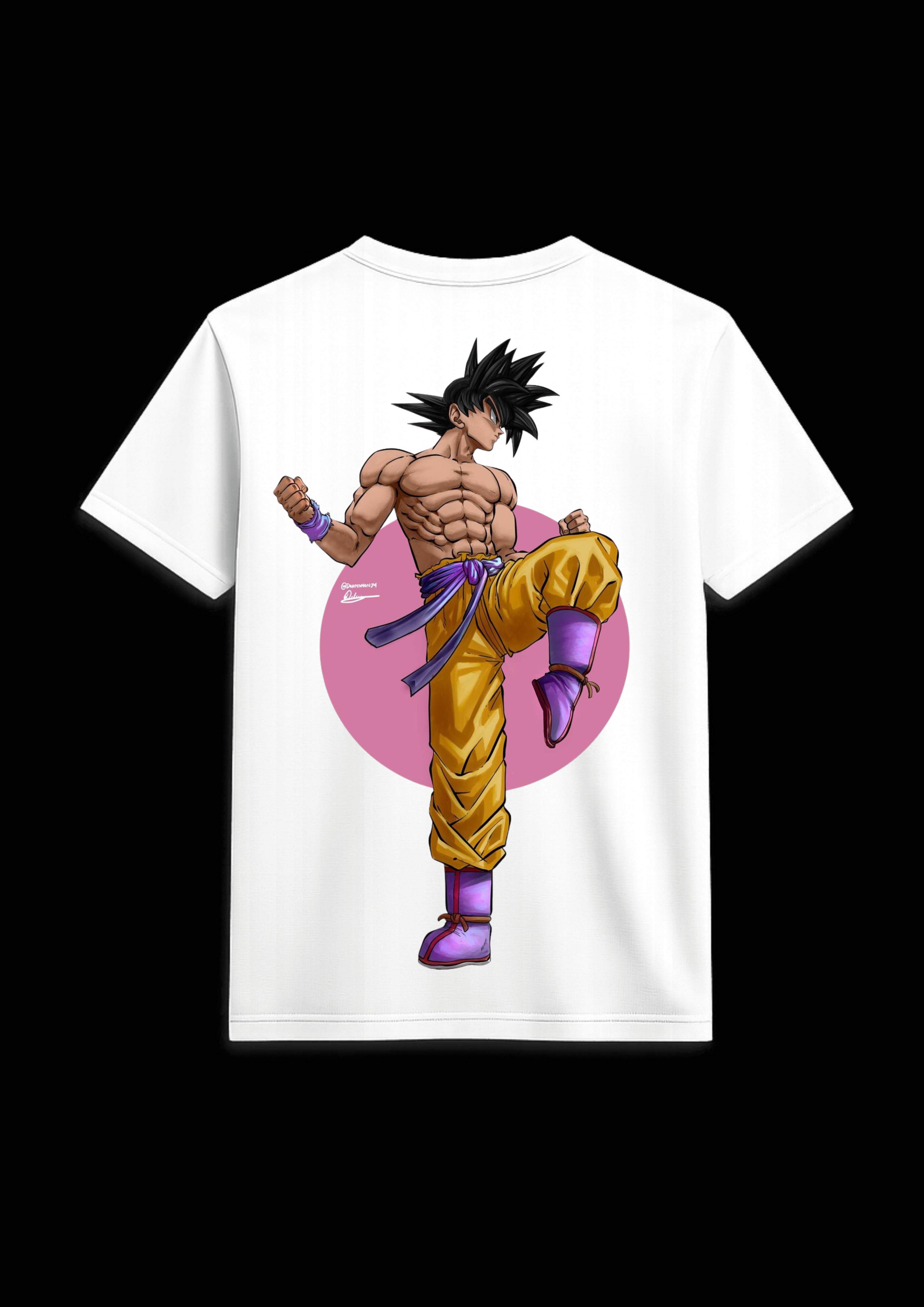 Goku Anime Warrior Graphic T-Shirt