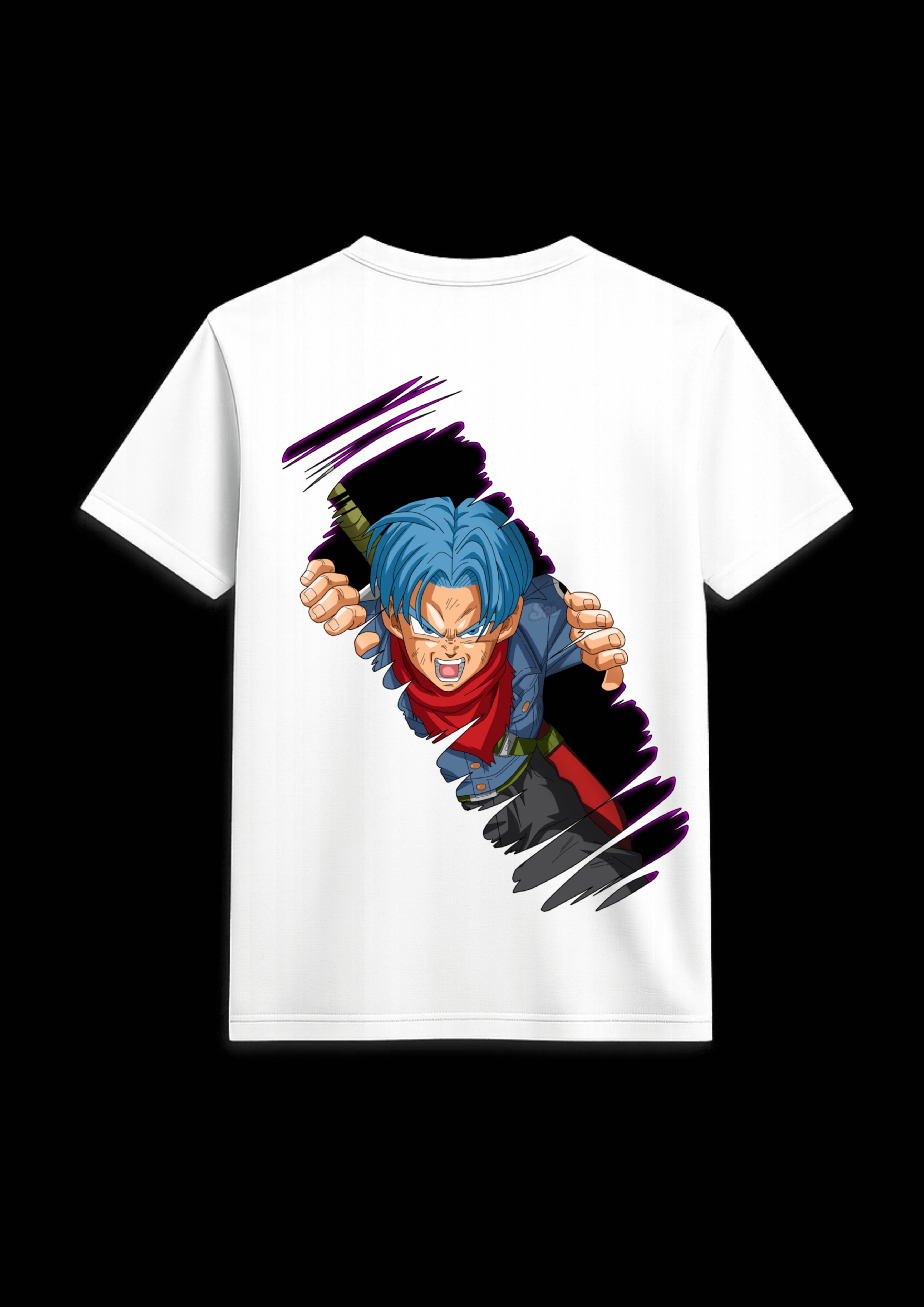 Trunks Anime Warrior Graphic T-Shirt