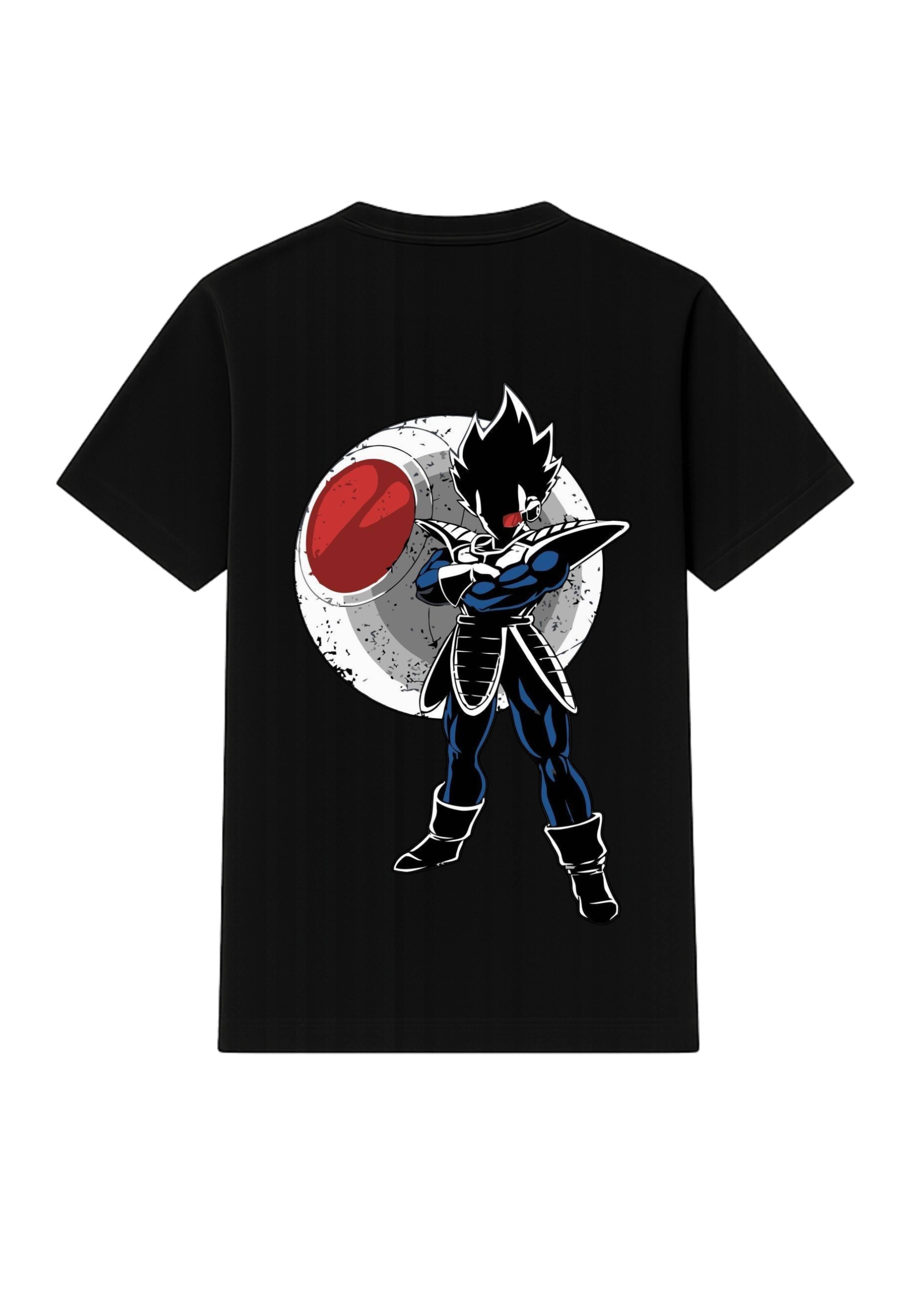 Vegeta Anime Villain Graphic T-Shirt