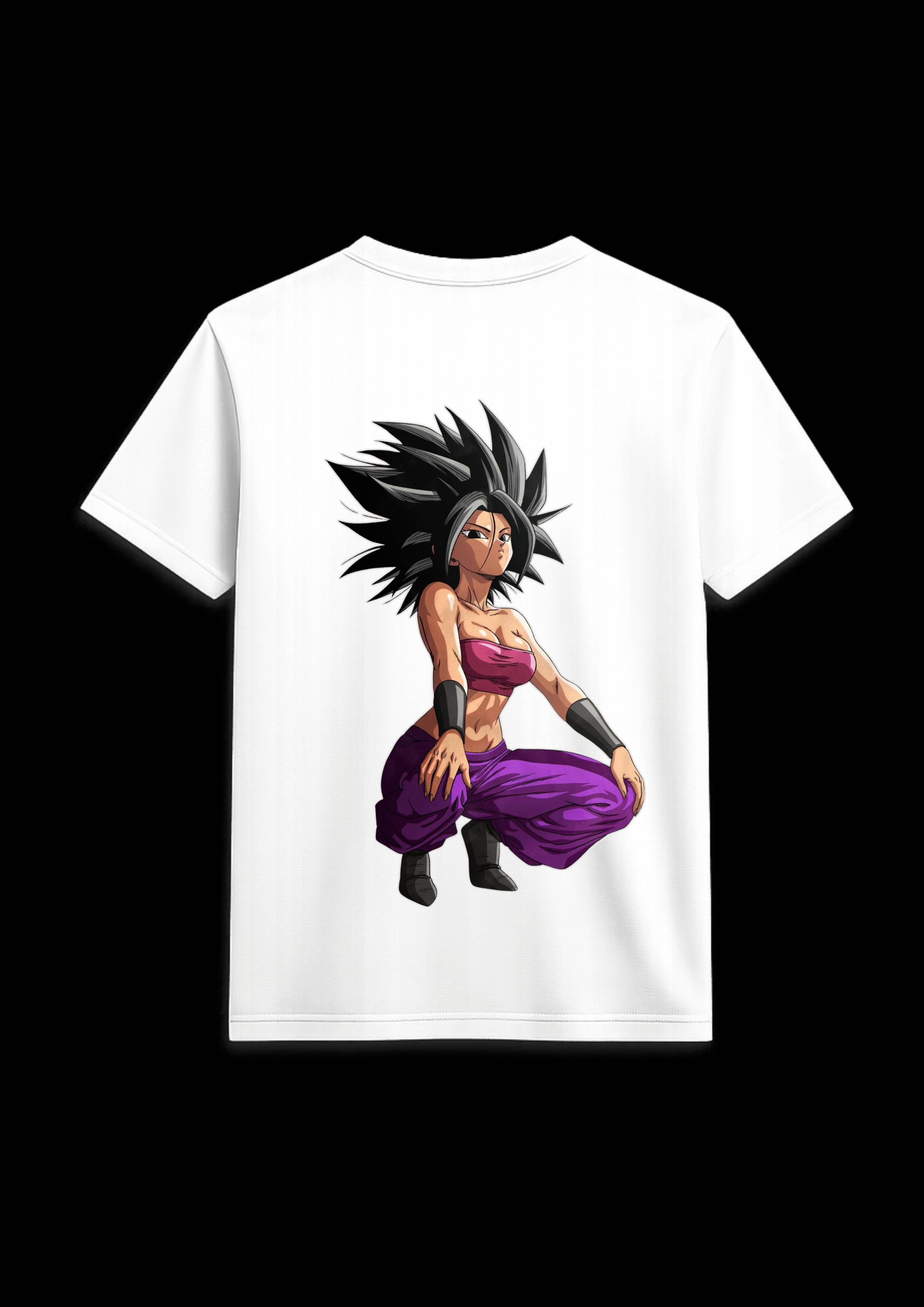 Caulifla Anime Graphic Black T-Shirt