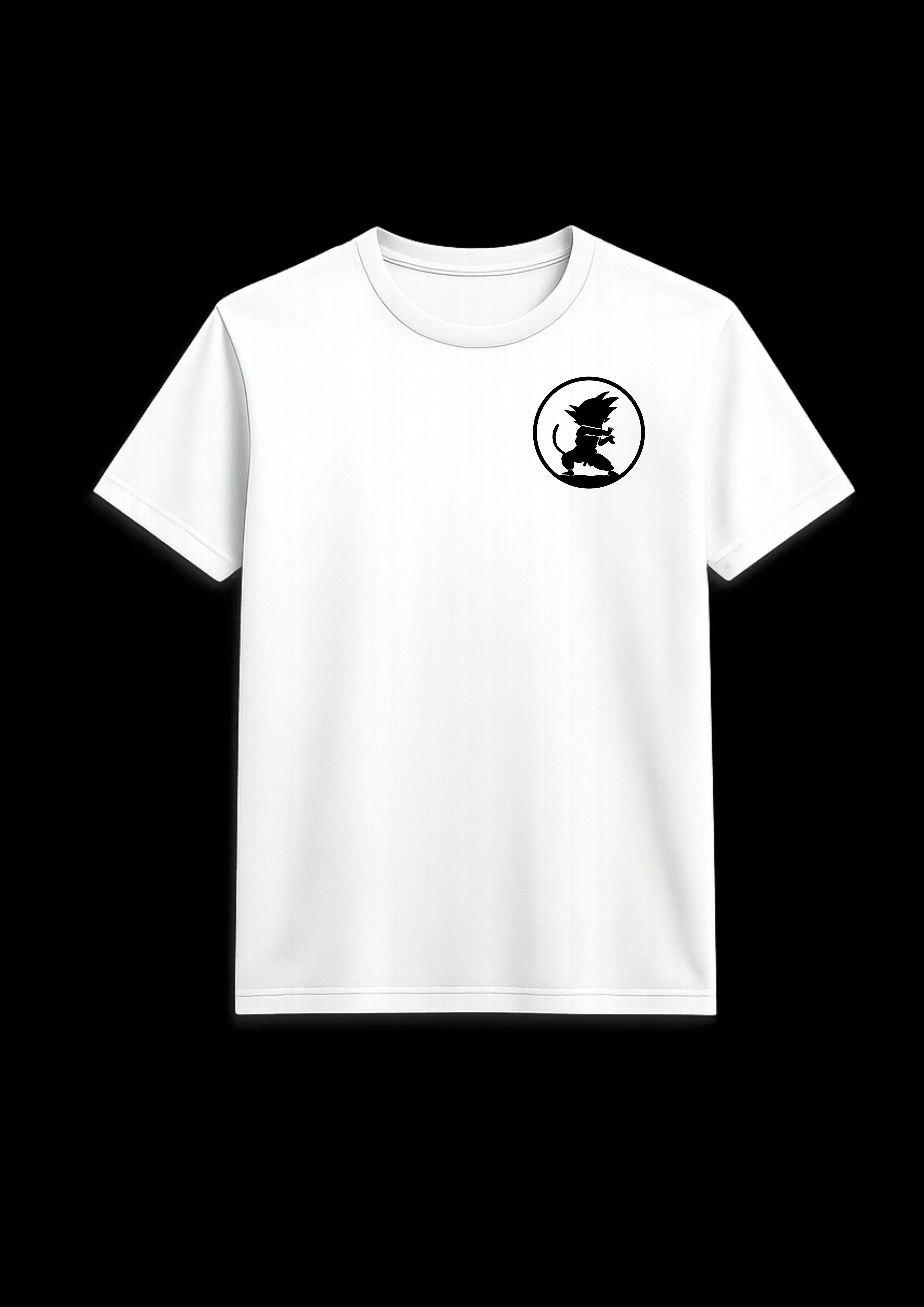 Gohan Back Side Print White T Shirt