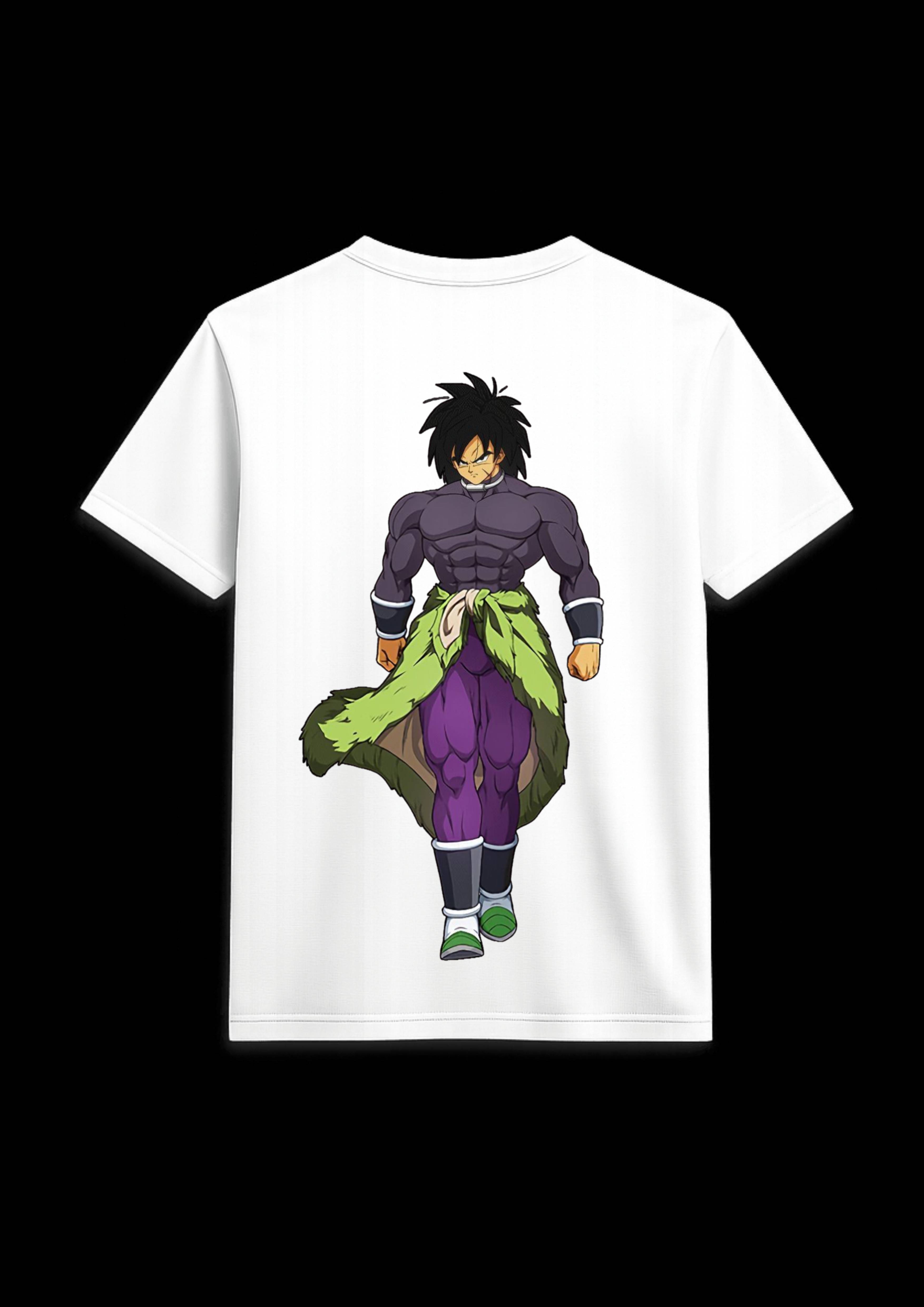 Broly Anime Character Graphic T-Shirt