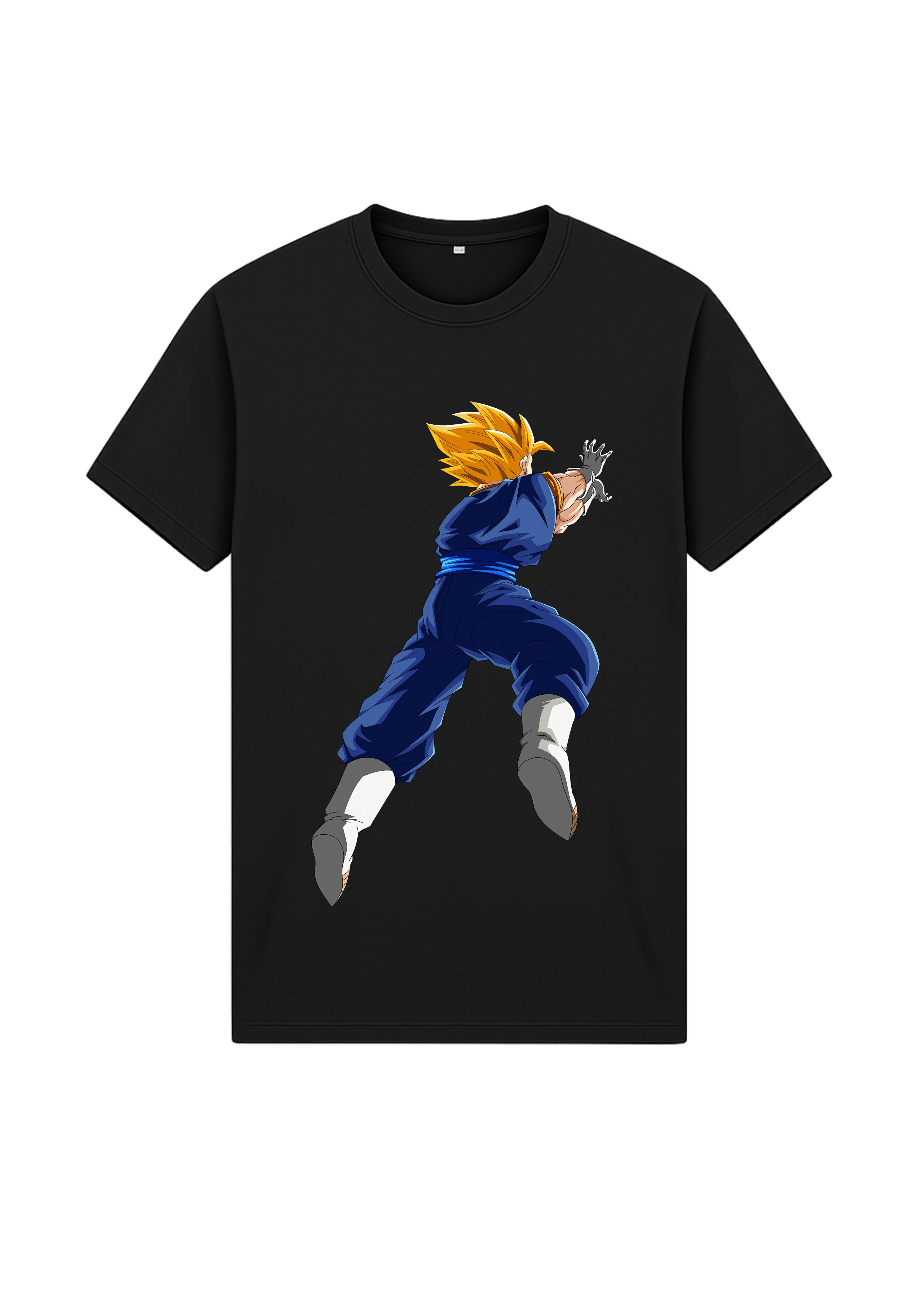 Vegeta Anime Fighter Graphic T-Shirt