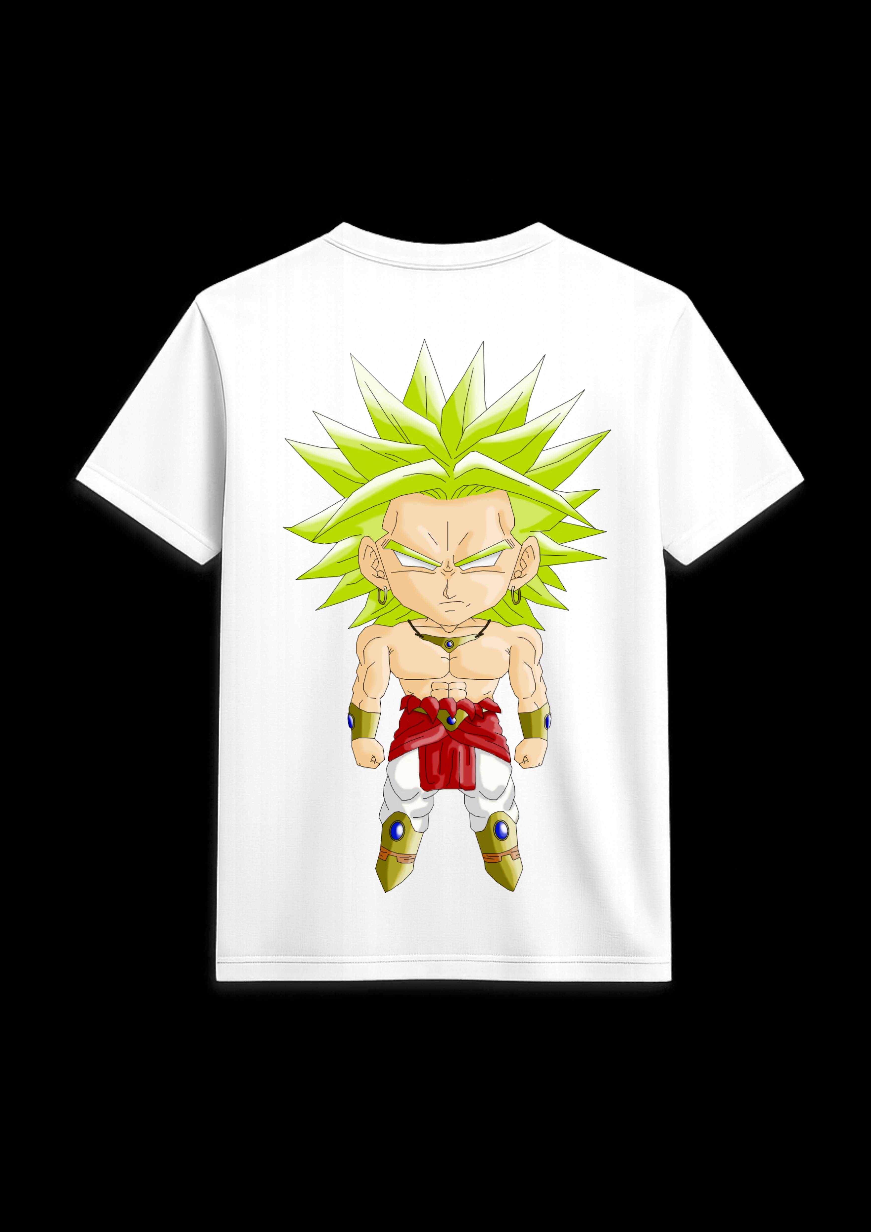 Broly Anime Character Graphic T-Shirt