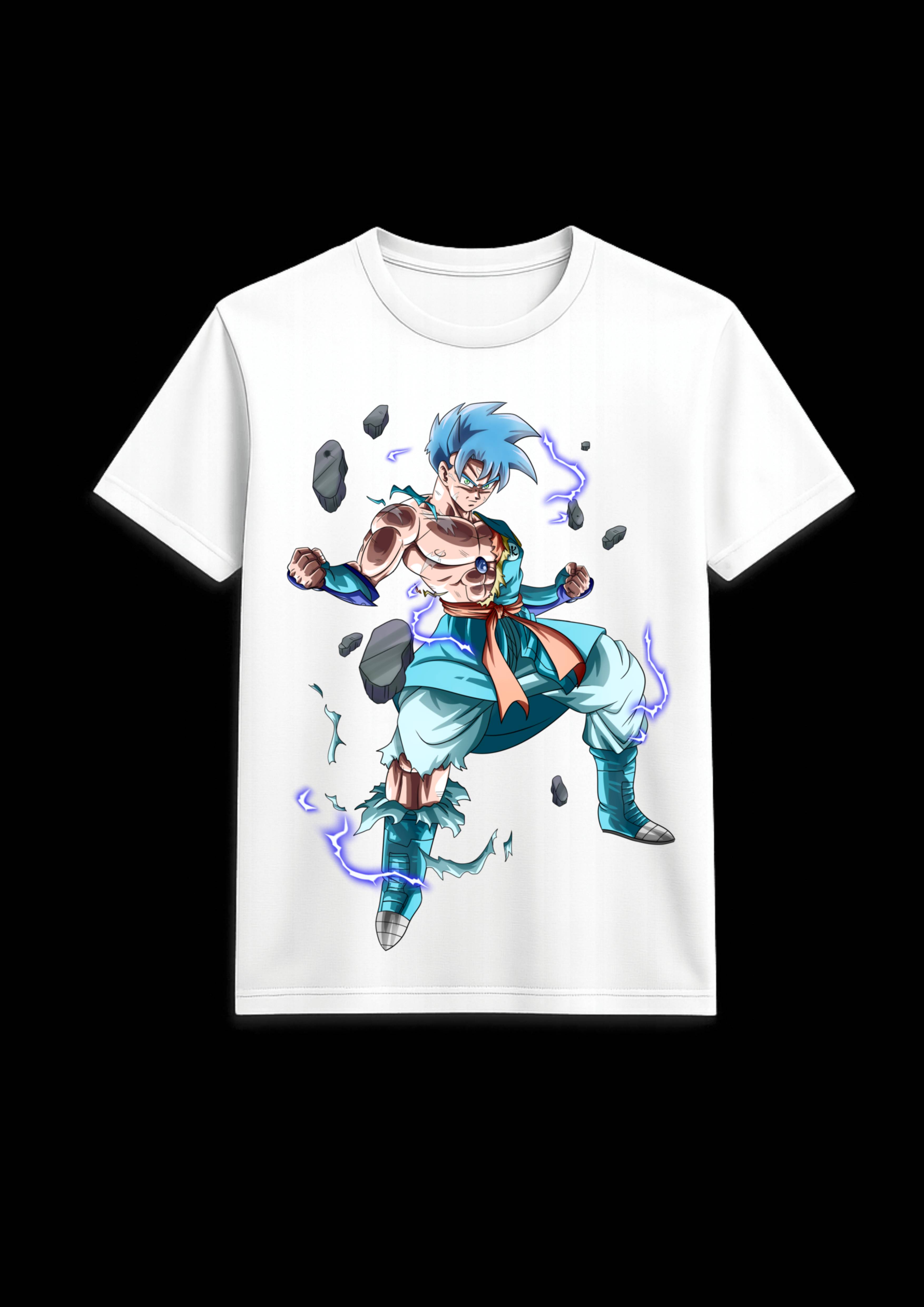 Goku Saiyan Anime Warrior Graphic T-Shirt