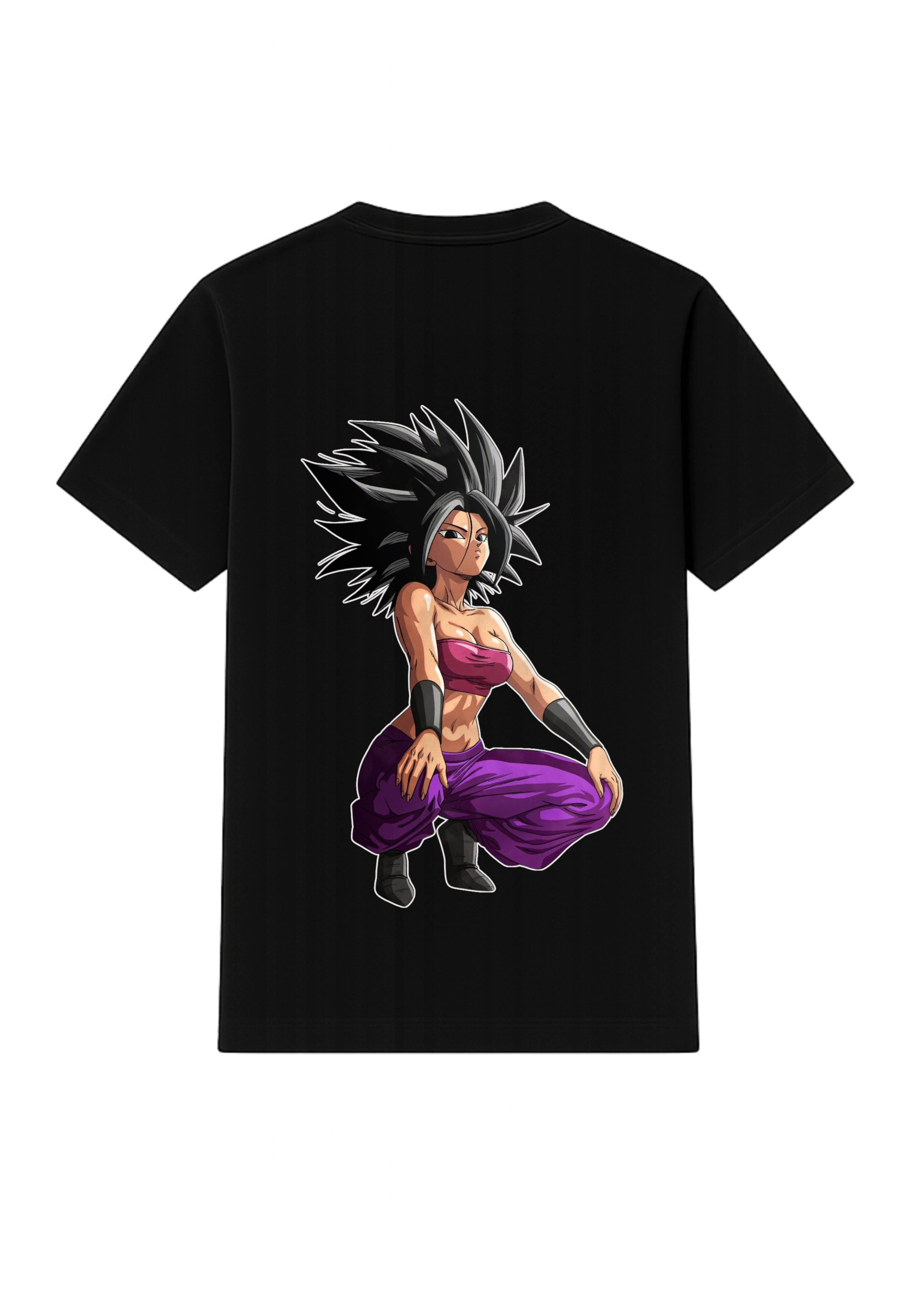 Caulifla Anime Graphic Black T-Shirt
