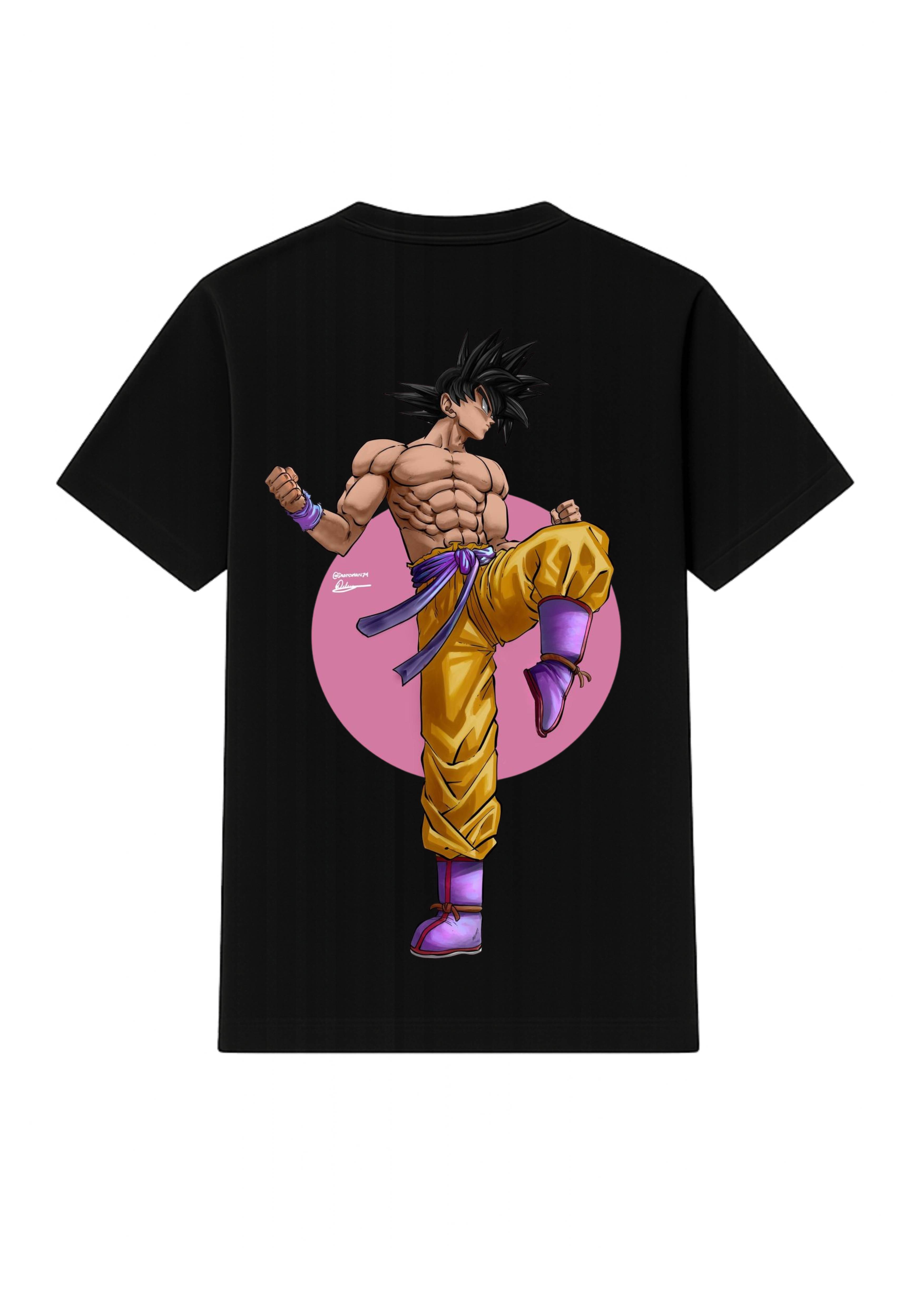 Goku Anime Warrior Graphic T-Shirt