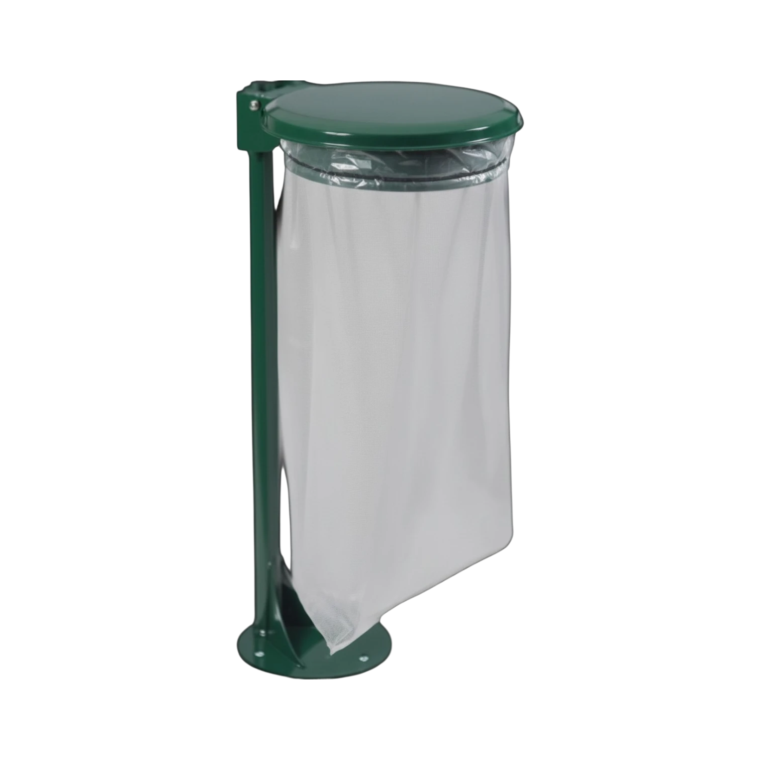 Poubelle extérieure sur pied