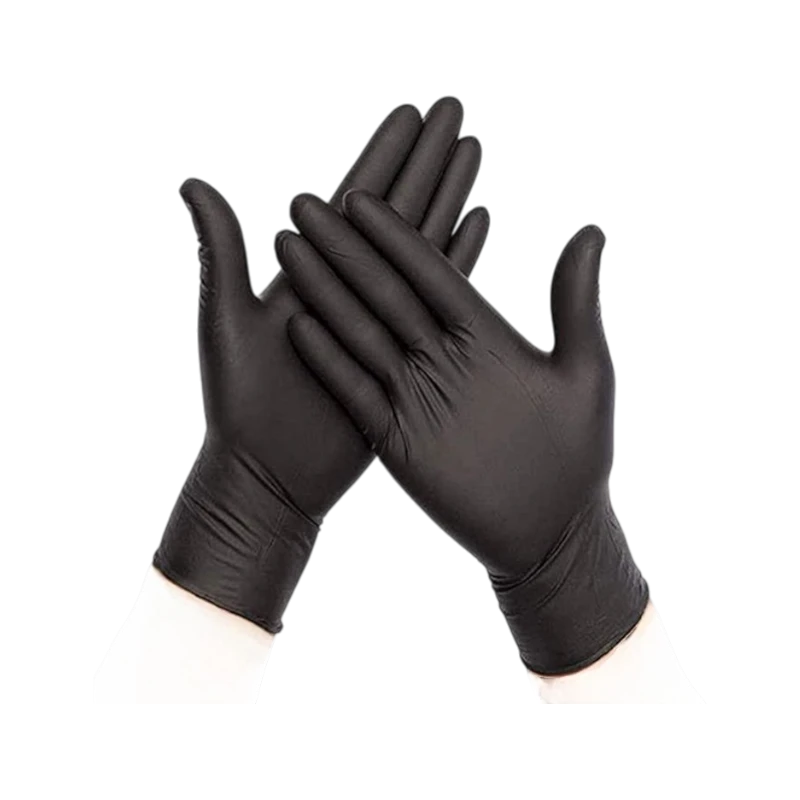Gants en nitrile noirs