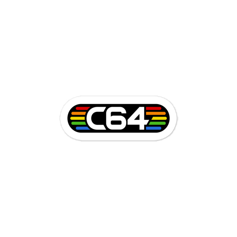 Commodore 64 Kiss-cut Vinyl Decals