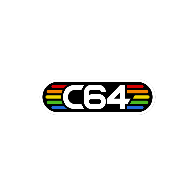 Commodore 64 Kiss-cut Vinyl Decals