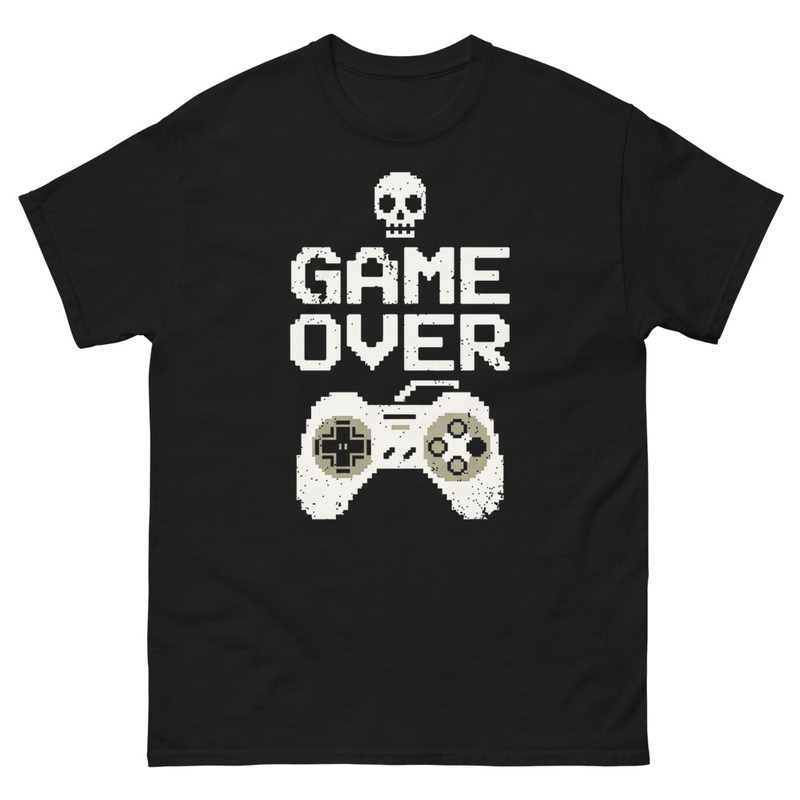 Game Over Skull Unisex Classic Tee