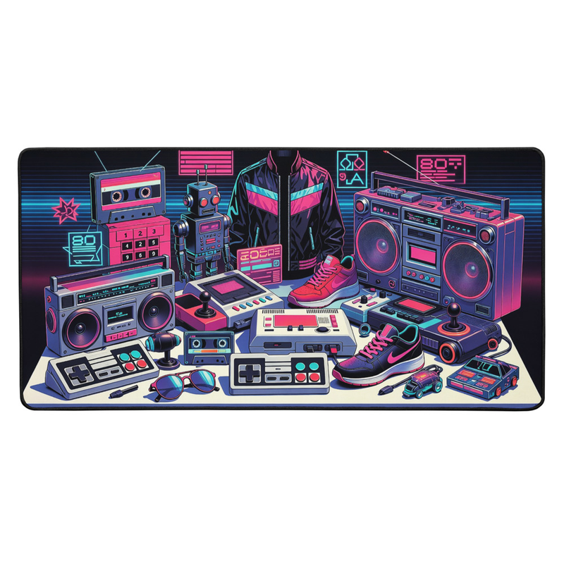 In the 80s Desk Mat