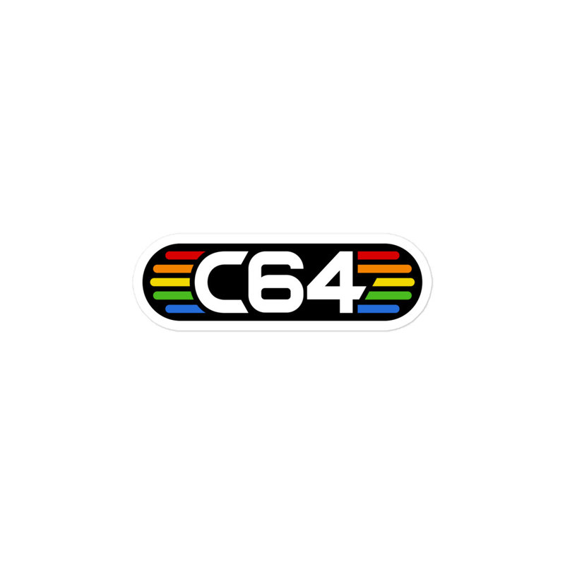 Commodore 64 Kiss-cut Vinyl Decals