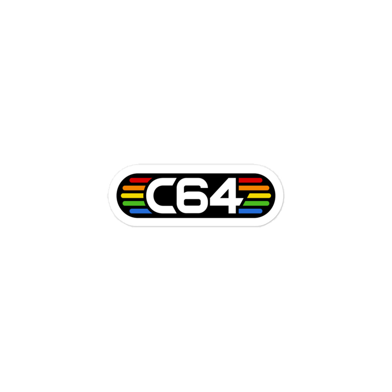 Commodore 64 Kiss-cut Vinyl Decals